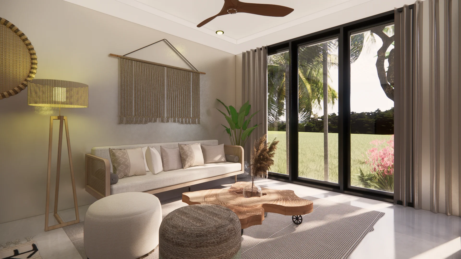 1BR villa amidst rice fields in Ubud 