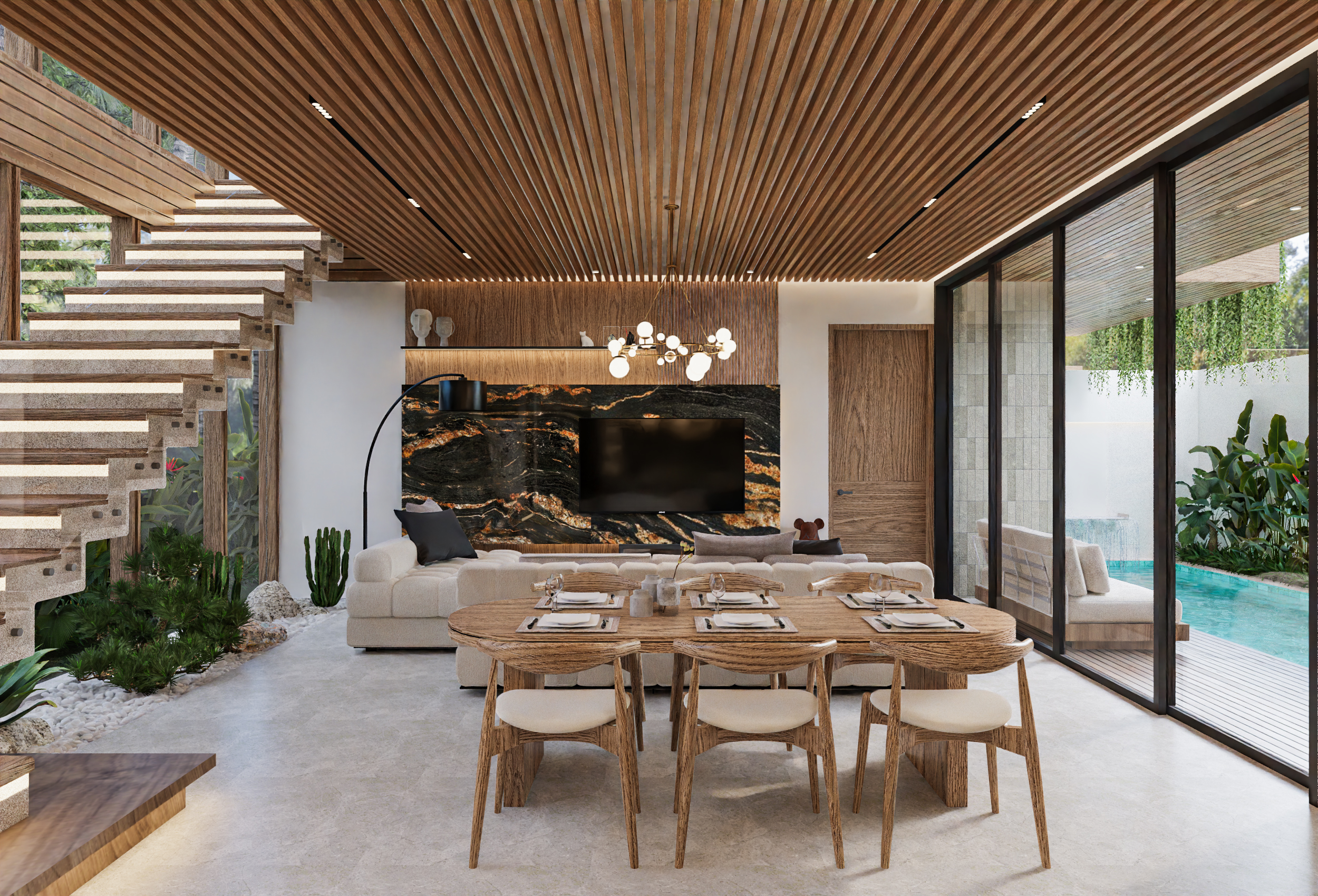 Modern Tropical Villas in Babakan