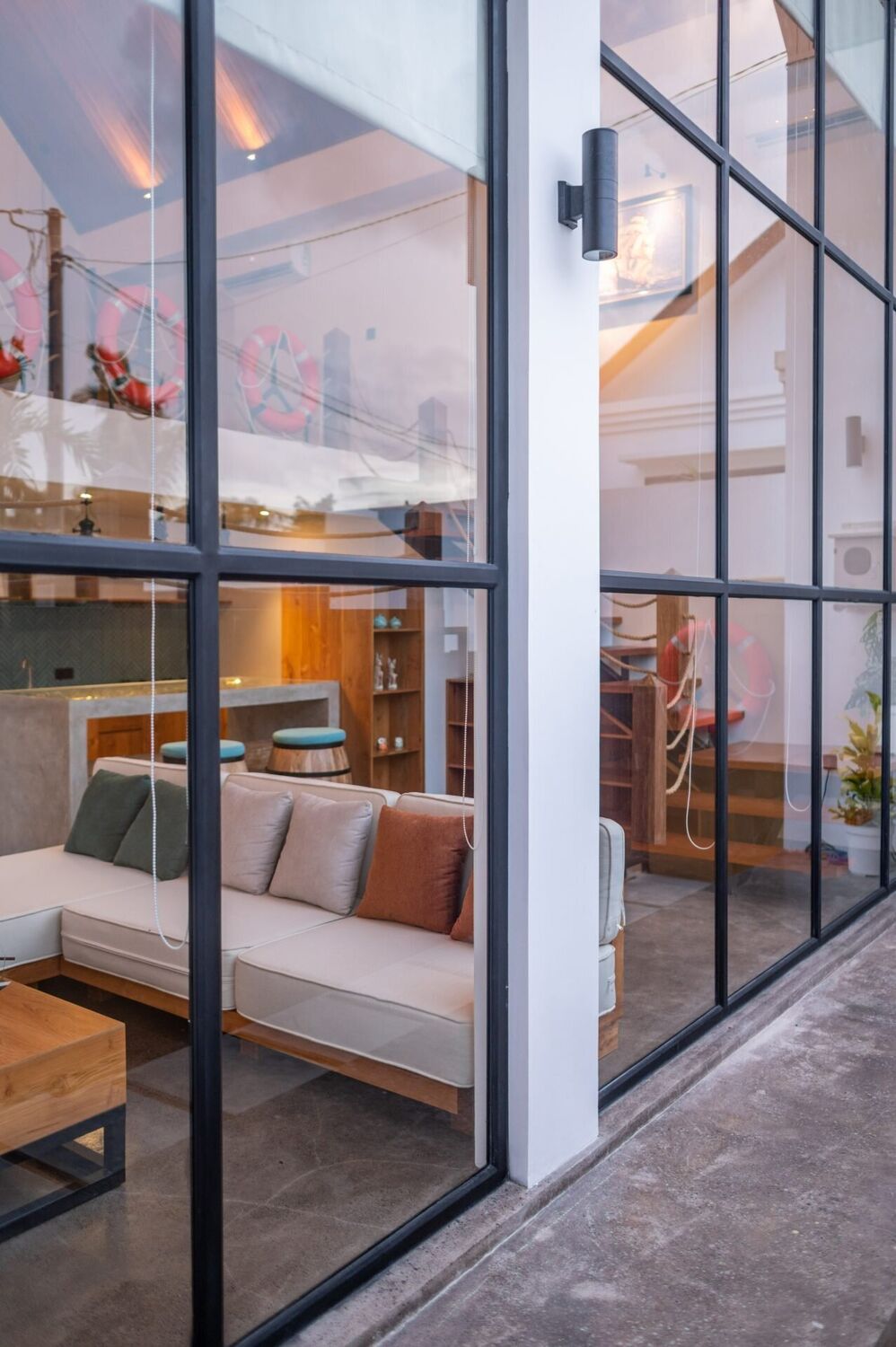 Nautical-Inspired 1-Bedroom Loft Villa with Rice Field Views 