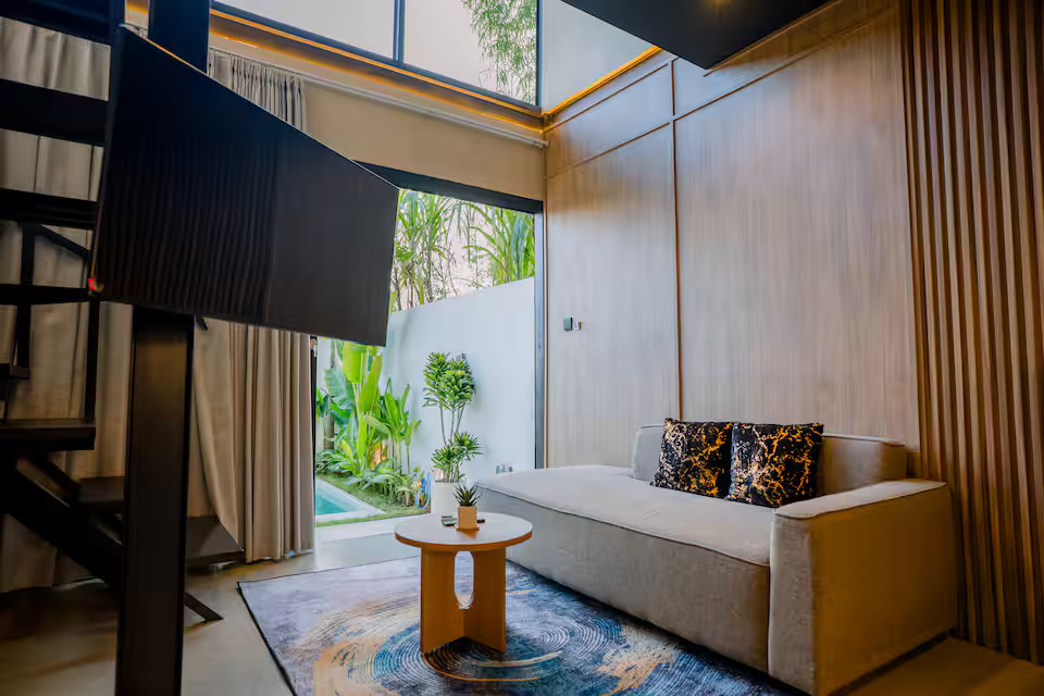 Ricefield View 1BR Villa Mezzanine