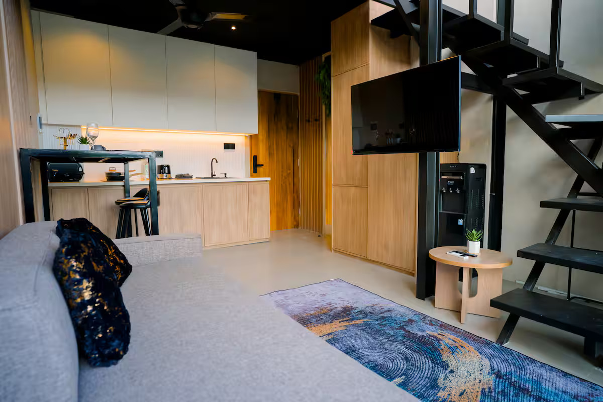 Ricefield View 1BR Villa Mezzanine