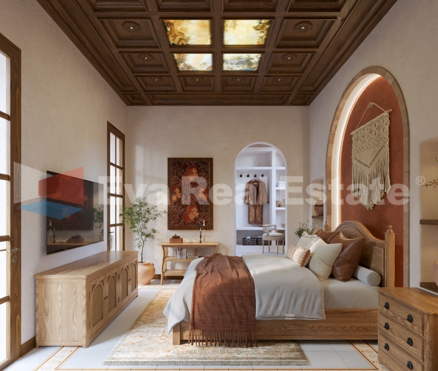 One Bedroom Spanish Meets Indonesian Artistry Villa