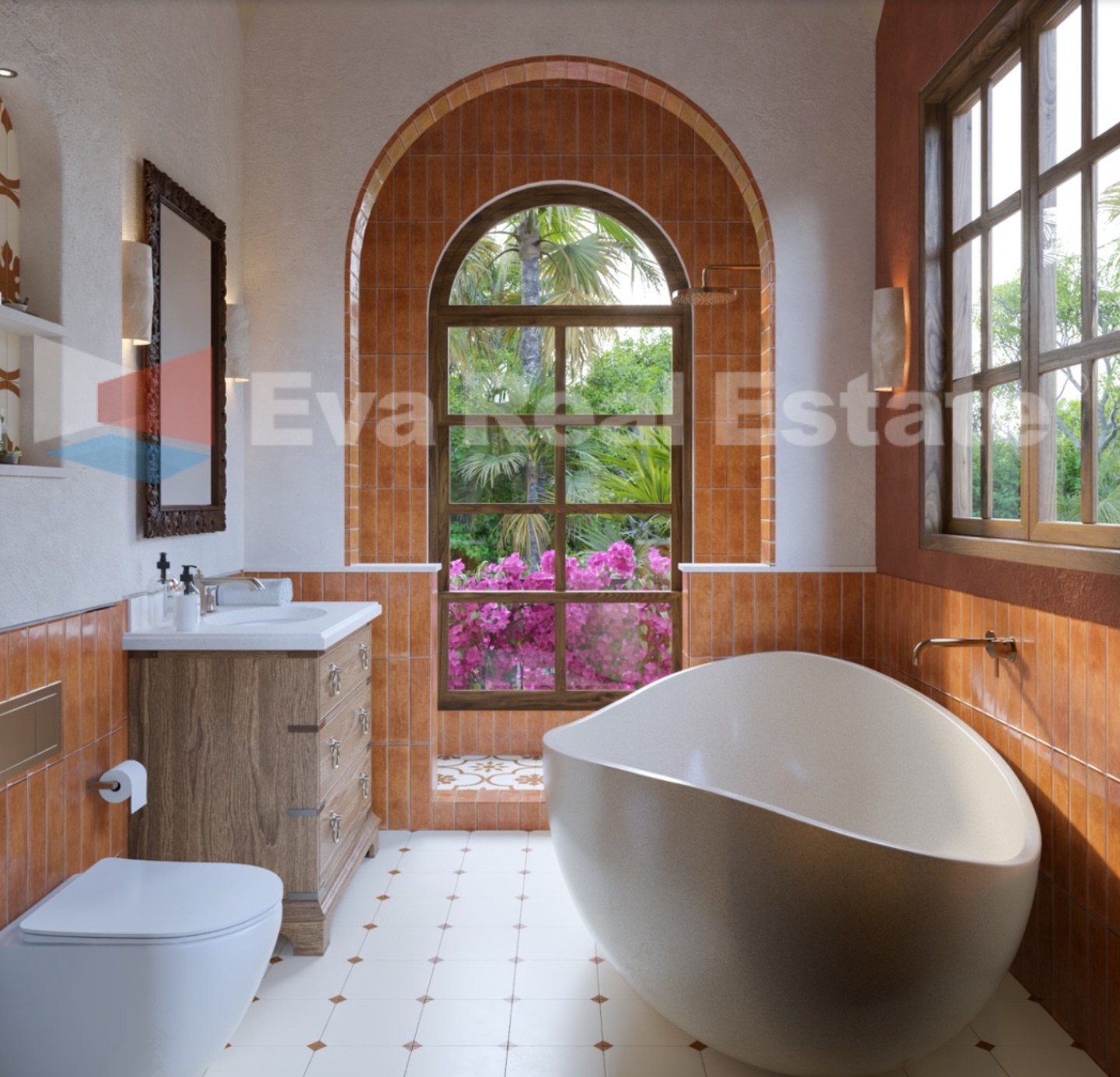 One Bedroom Spanish Meets Indonesian Artistry Villa