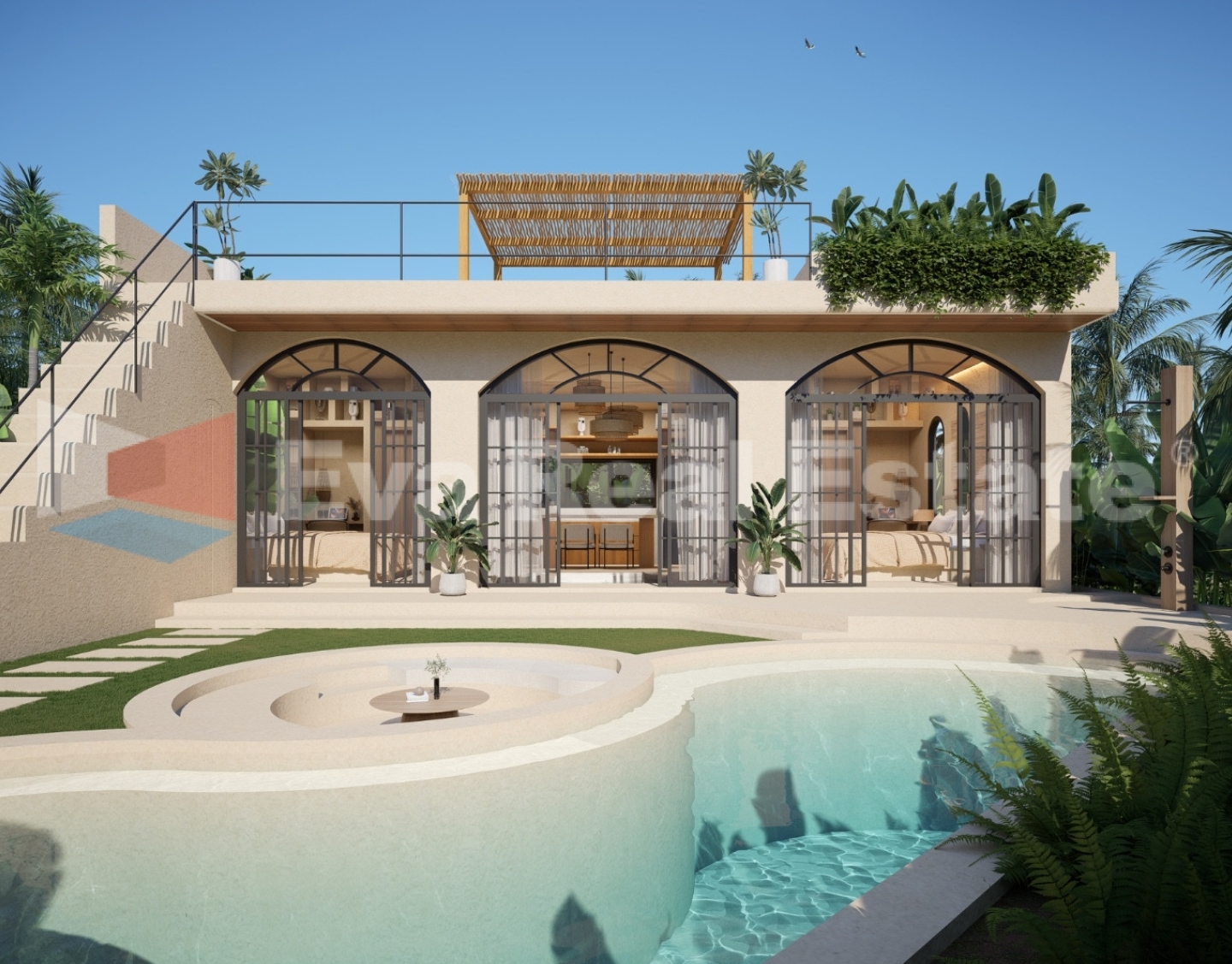 Modern Tropical Villa in Balangan