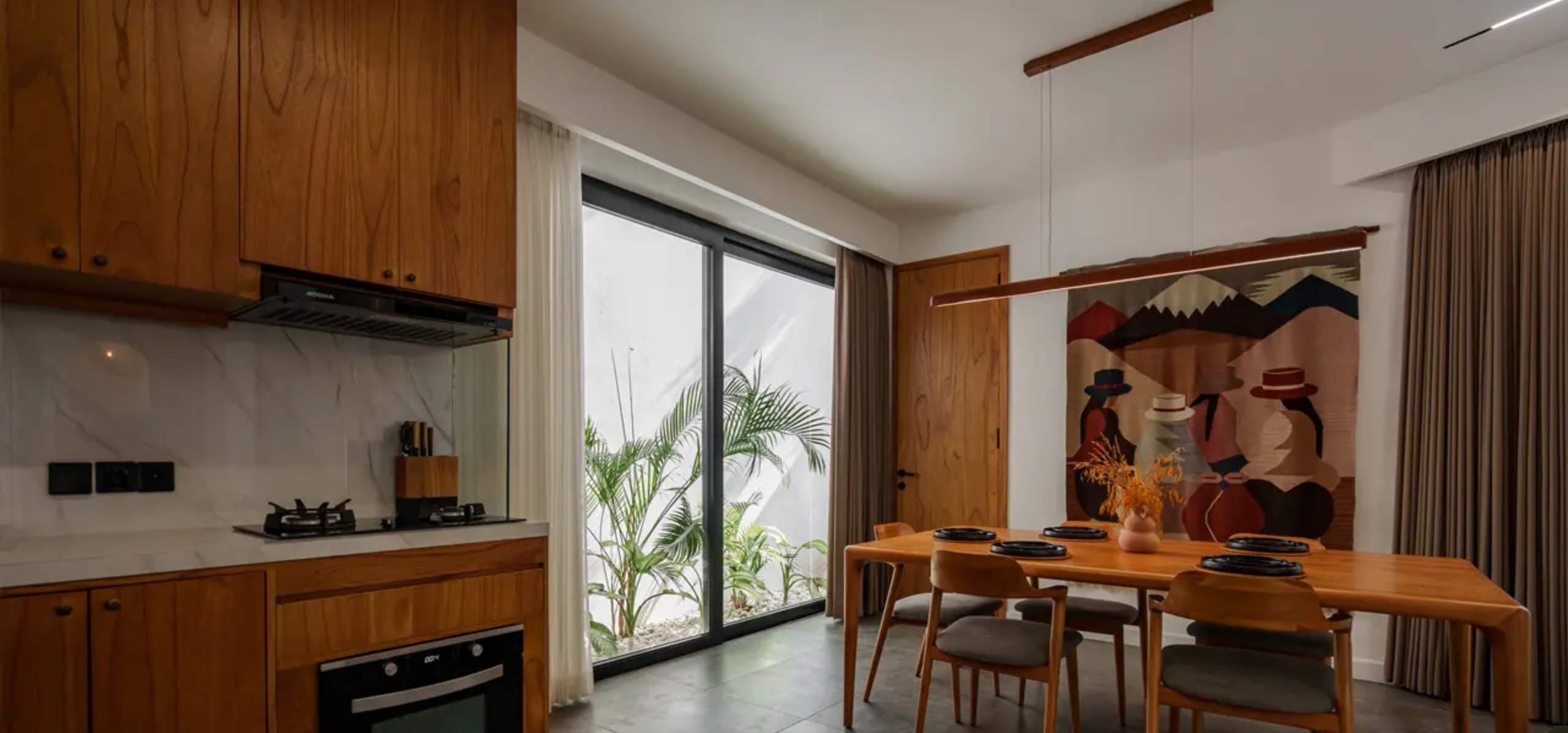 Stylish Fully Furnished of 7-Bedroom Villa with 2 Adjoining Units in Prime Beachside Batu Bolong