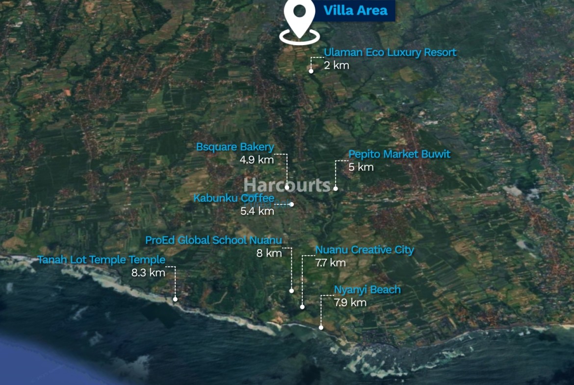 Nyambu, Tabanan: Sleek 3-Bed Pool Villa