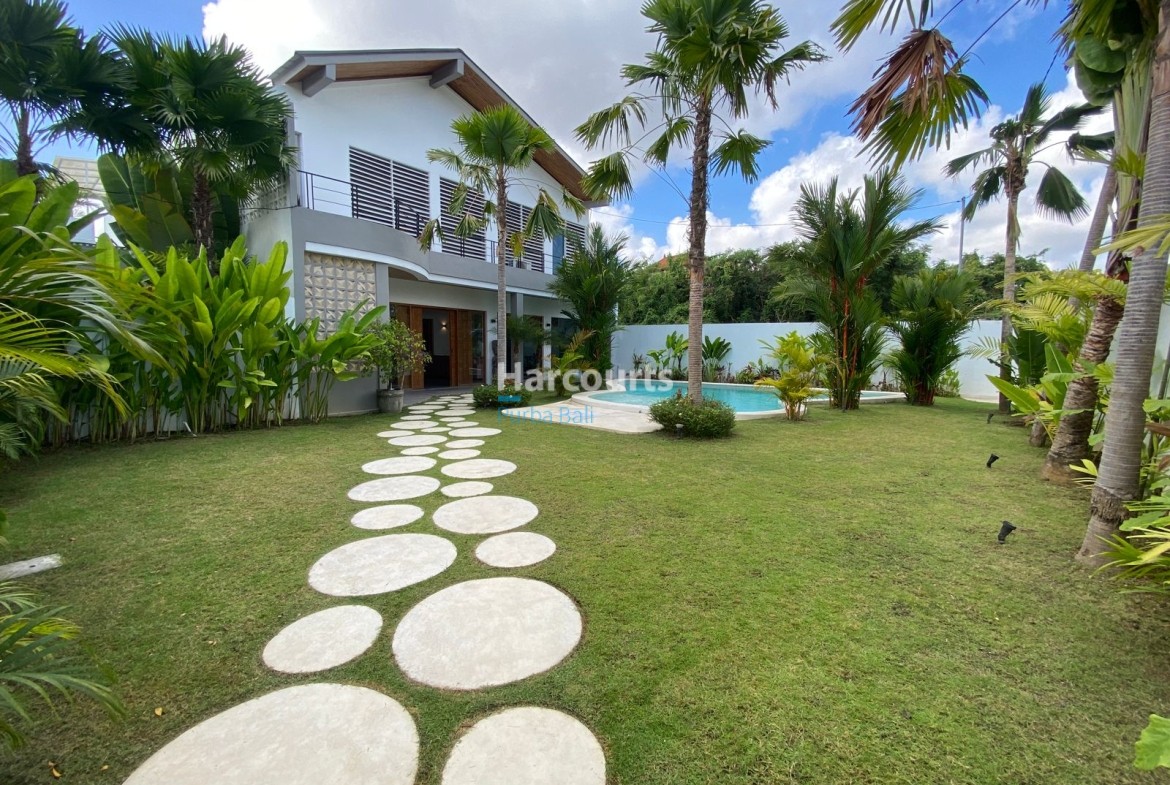 Brand-New 3 BR Villa in Quiet Canggu Area with Spacious Garden