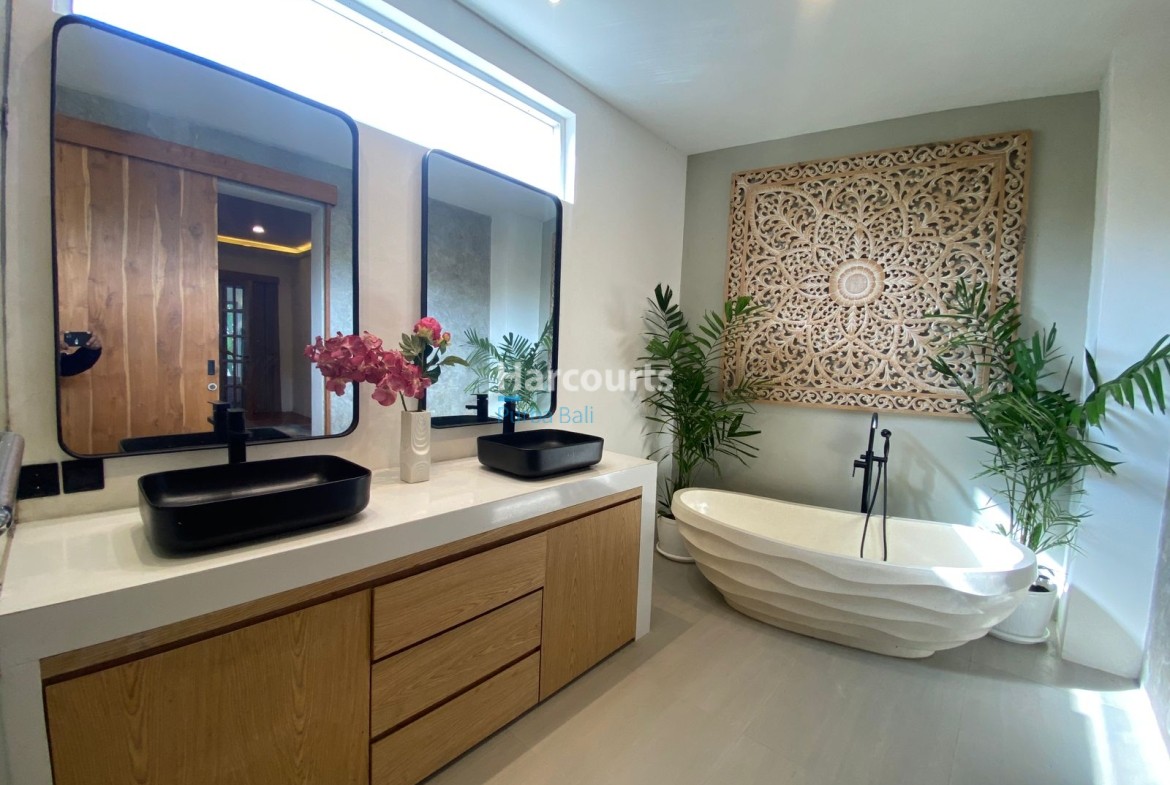 Brand-New 3 BR Villa in Quiet Canggu Area with Spacious Garden