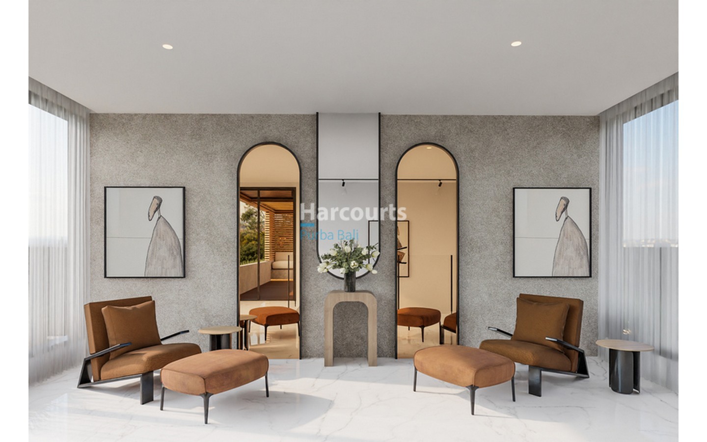 Dream Villa with River & Ricefield Views in Pererenan