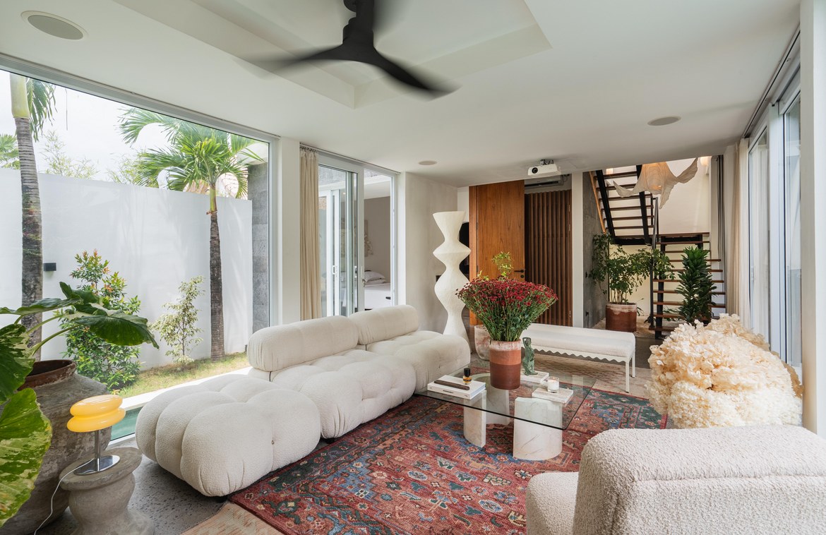 Stylish Tropical Retreat Steps from Bumbak’s Main Street