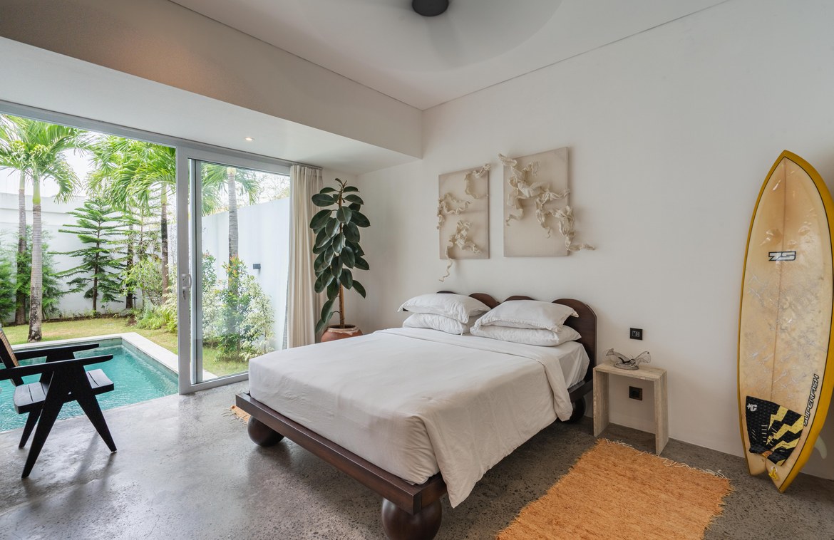 Stylish Tropical Retreat Steps from Bumbak’s Main Street