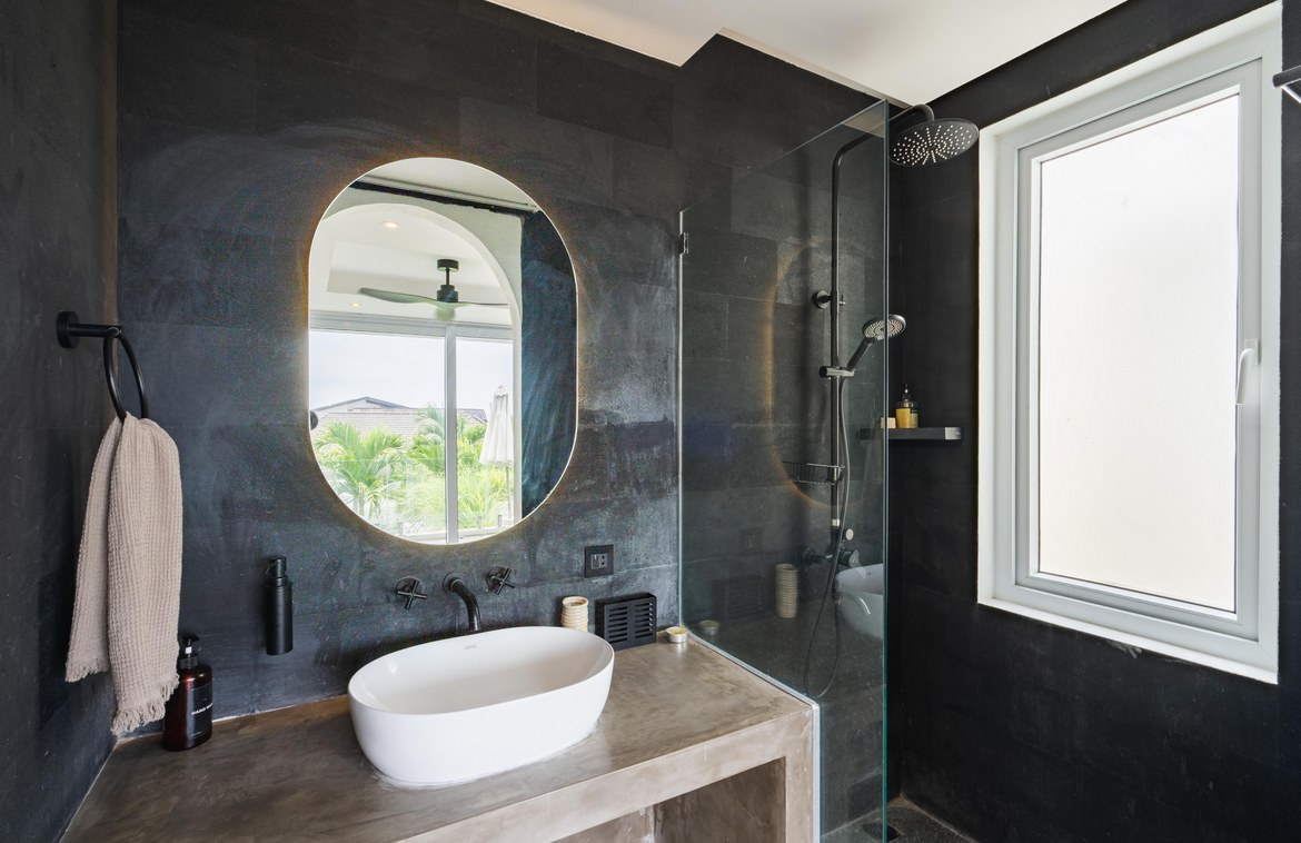 Stylish Tropical Retreat Steps from Bumbak’s Main Street