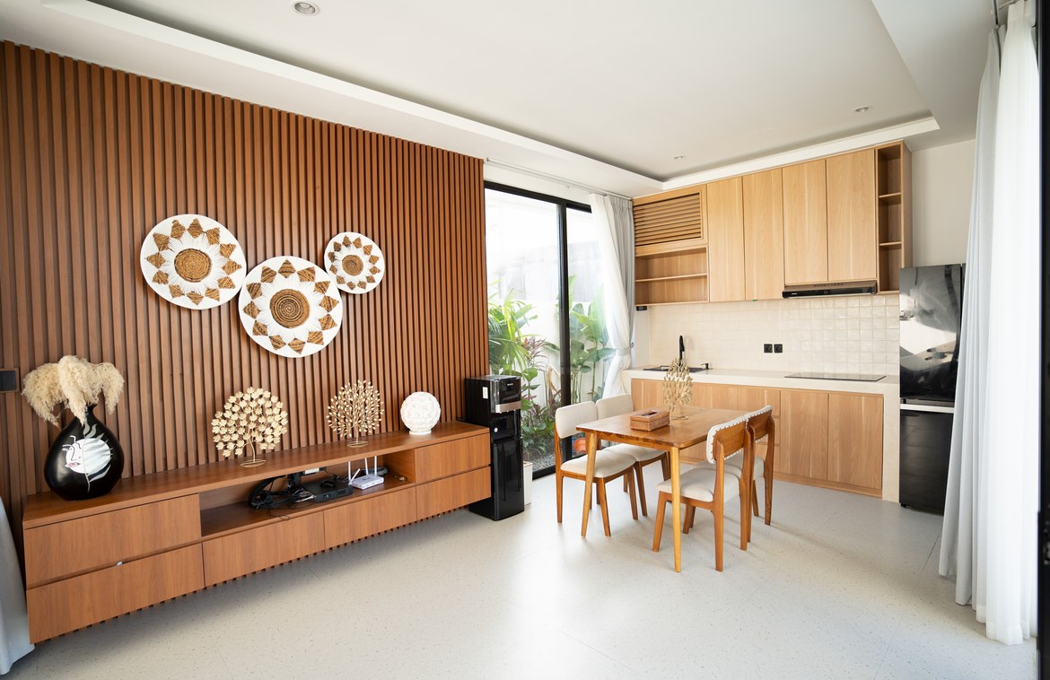 Coastal Serenity with rice fied view in Cemagi