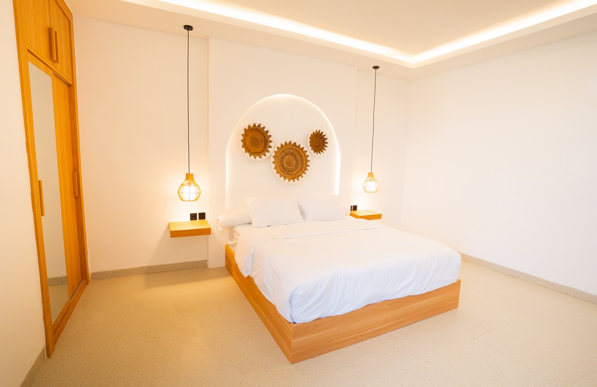 Coastal Serenity with rice fied view in Cemagi