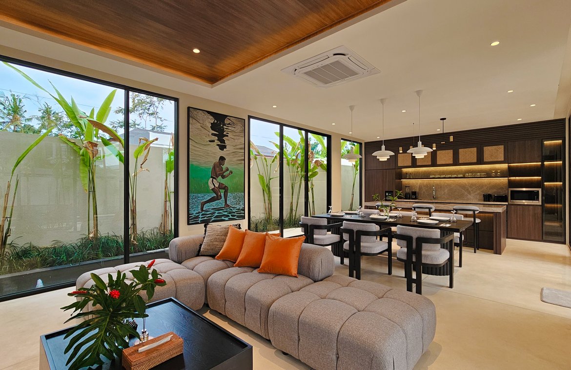 Modern 3-bedroom Villa in Peaceful Mas, Ubud