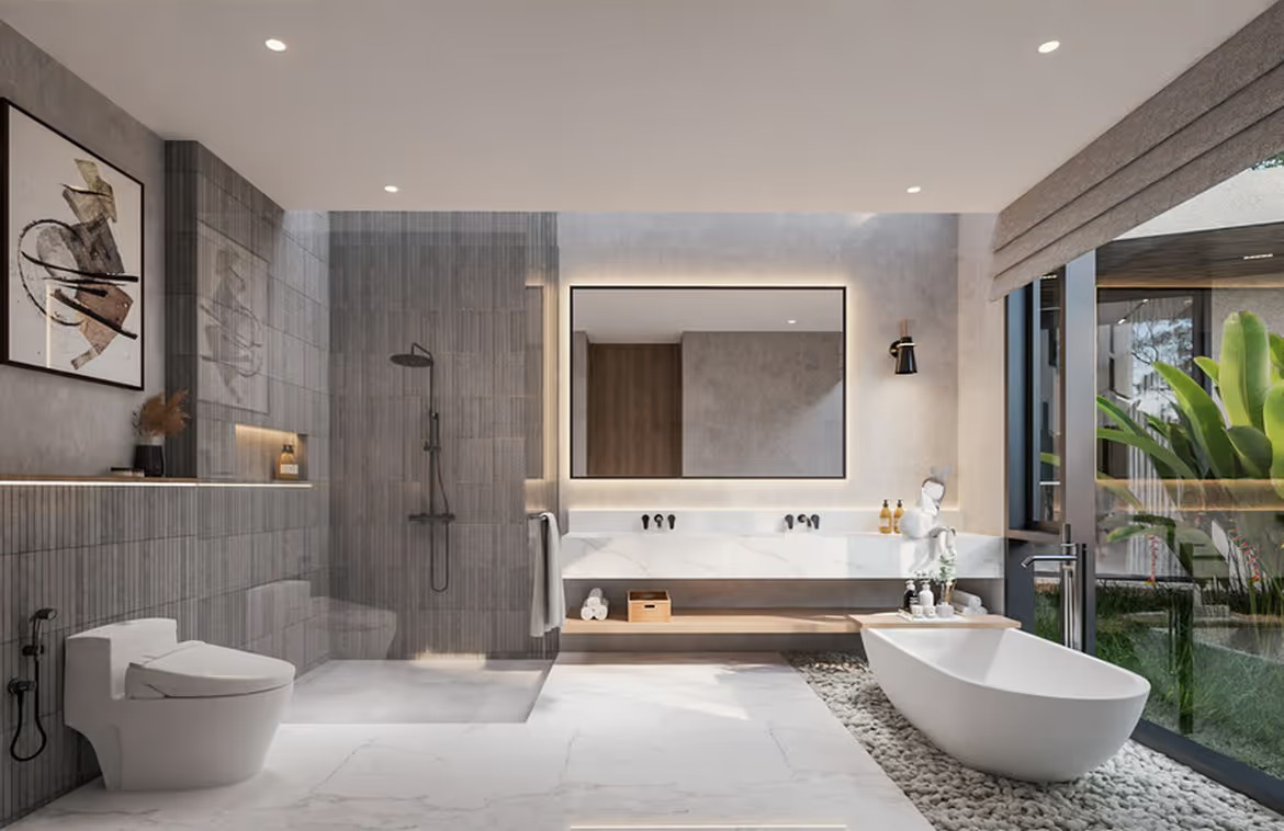 Pererenan's exclusive riverside villa