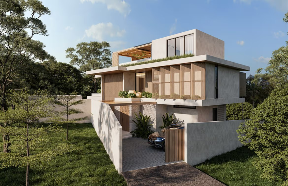 Pererenan's exclusive riverside villa