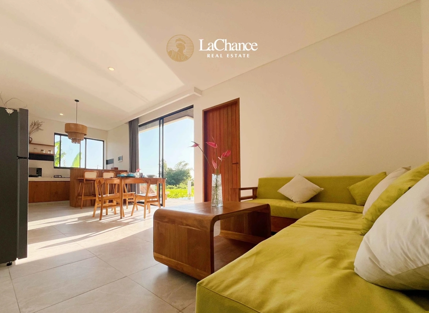 3-Bedroom Villa in Kedungu with Ocean & Rice Field Views