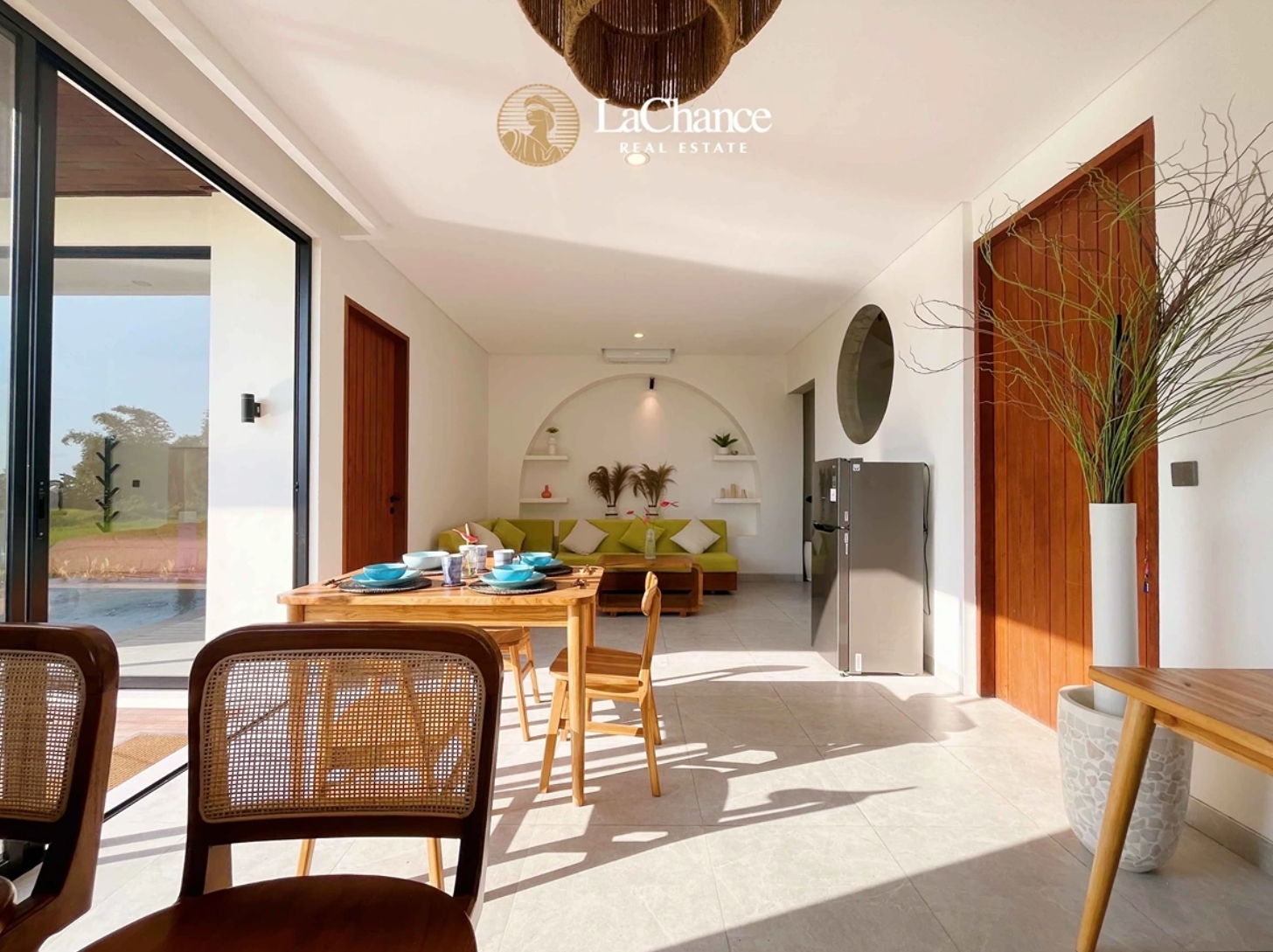 3-Bedroom Villa in Kedungu with Ocean & Rice Field Views