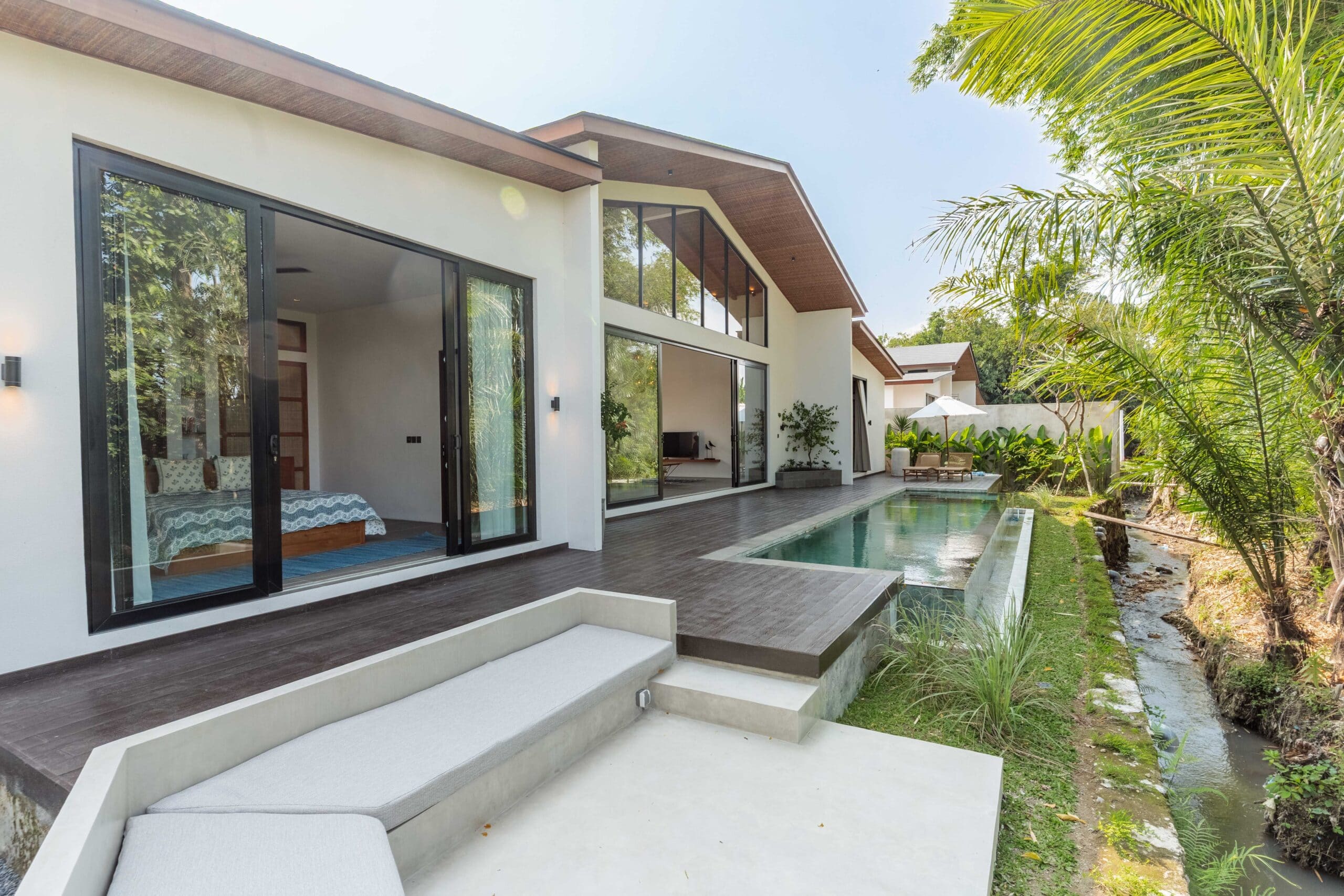 Riverside Modern Minimalist Villa in Kaba Kaba