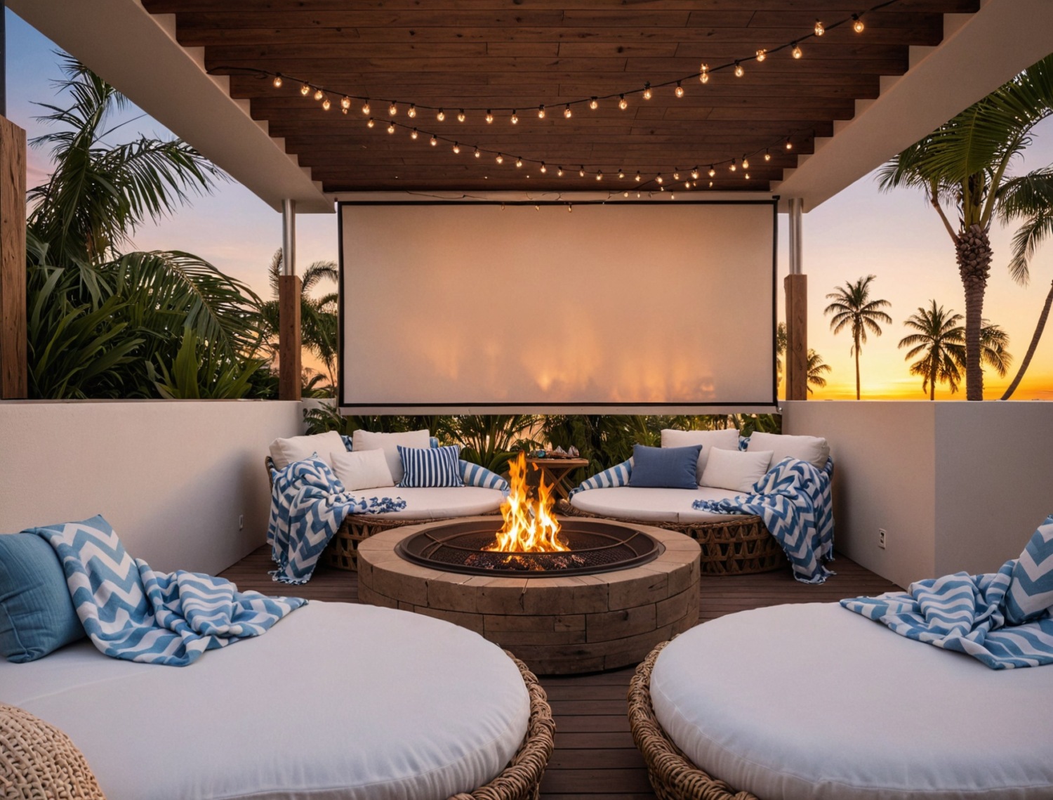 Modern Single-Level Villas with Rooftop Lounges