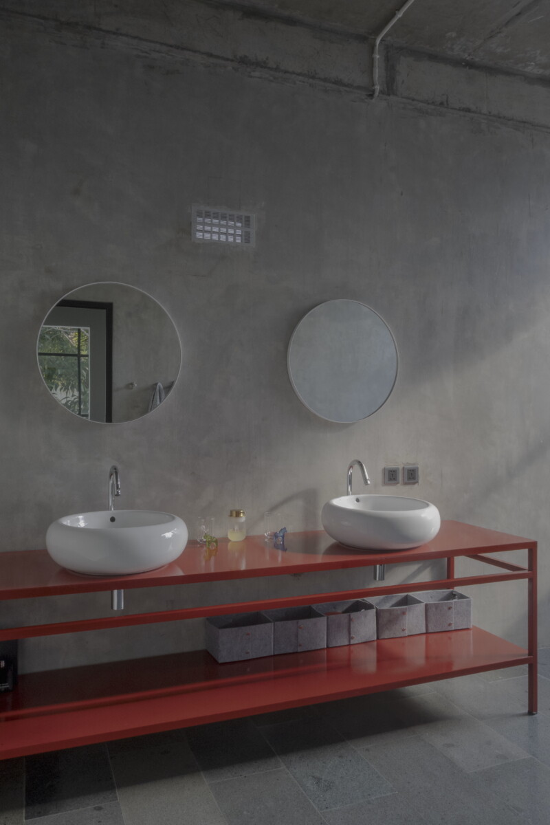 Modern Industrial 3-Bedroom Villa with Rice Field