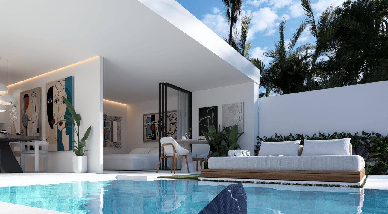 Tranquil Private Villa Overlooking the Mountains