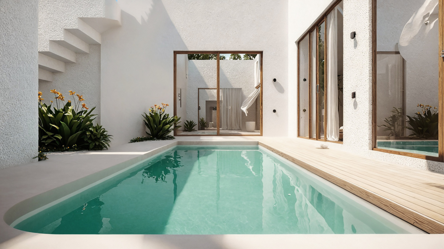 Modern Single-Level Villas with Rooftop Lounges