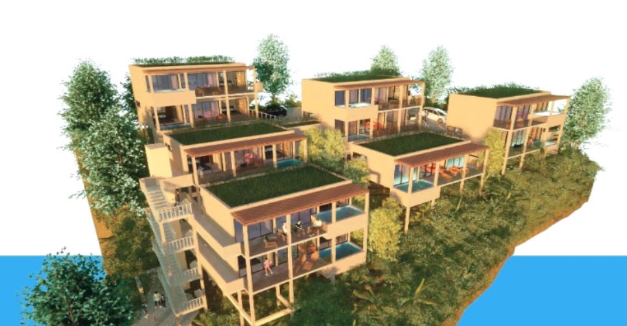 New Sea View Pool Apartment - 2 Bedrooms in Lamai