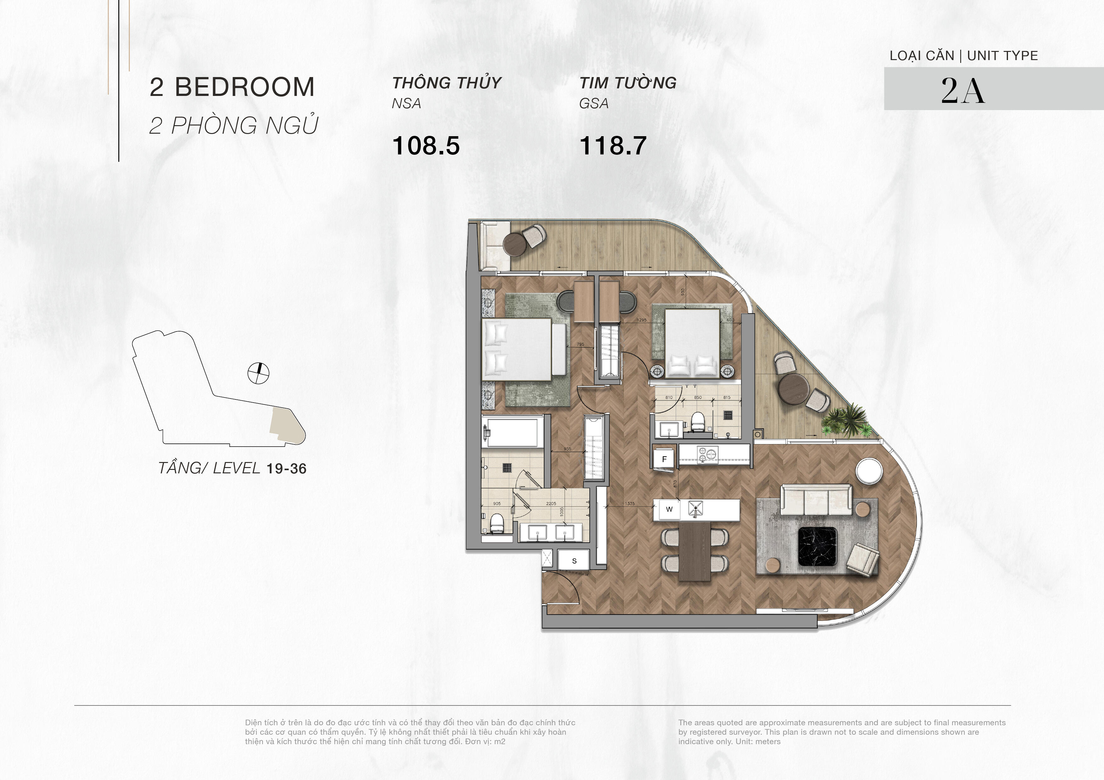 Luxury Apartment at Nobu Residences Da Nang - 2 Bedrooms