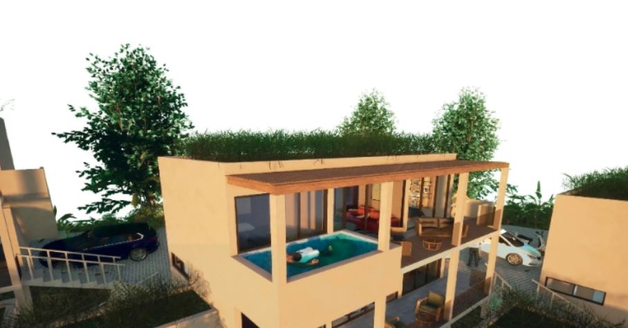 New Sea View Pool Apartment - 2 Bedrooms in Lamai