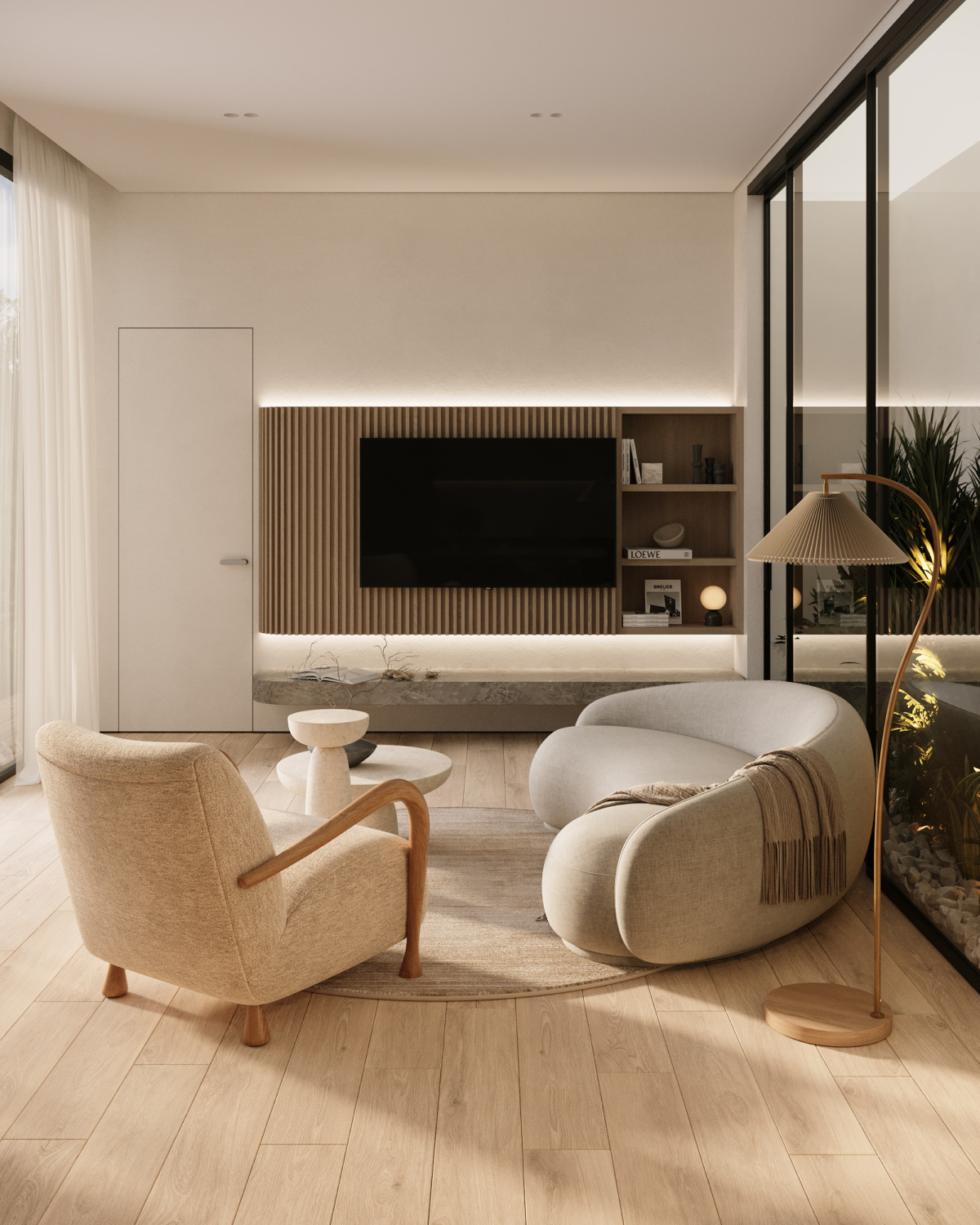 Modern Single-Level Villas with Rooftop Lounges