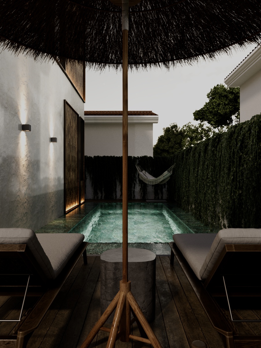 Spacious 5-Bedroom Villa with Jungle Backdrop