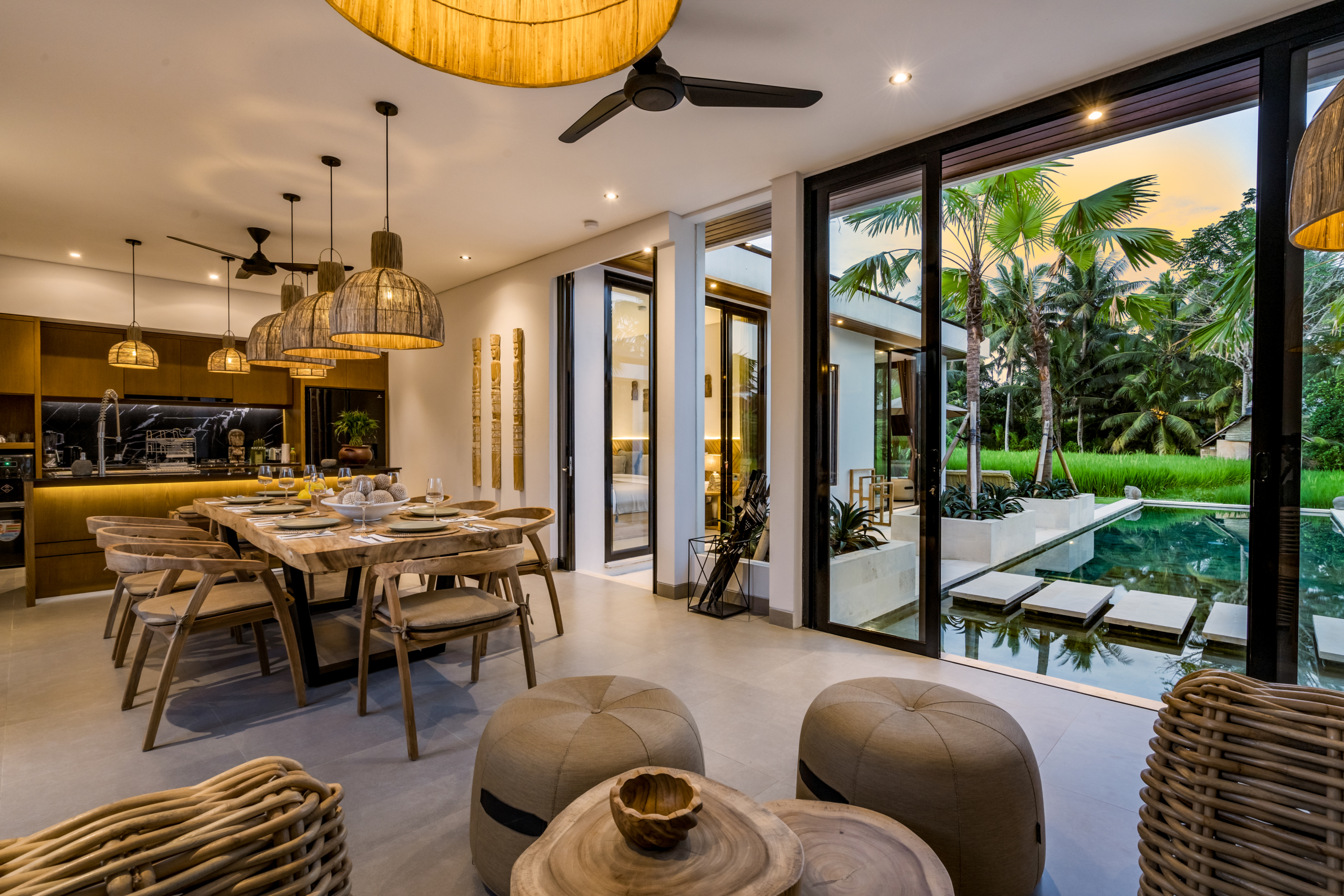 5-Bedroom Villa in Mas, Ubud – Rice Field Views & Rental Potential