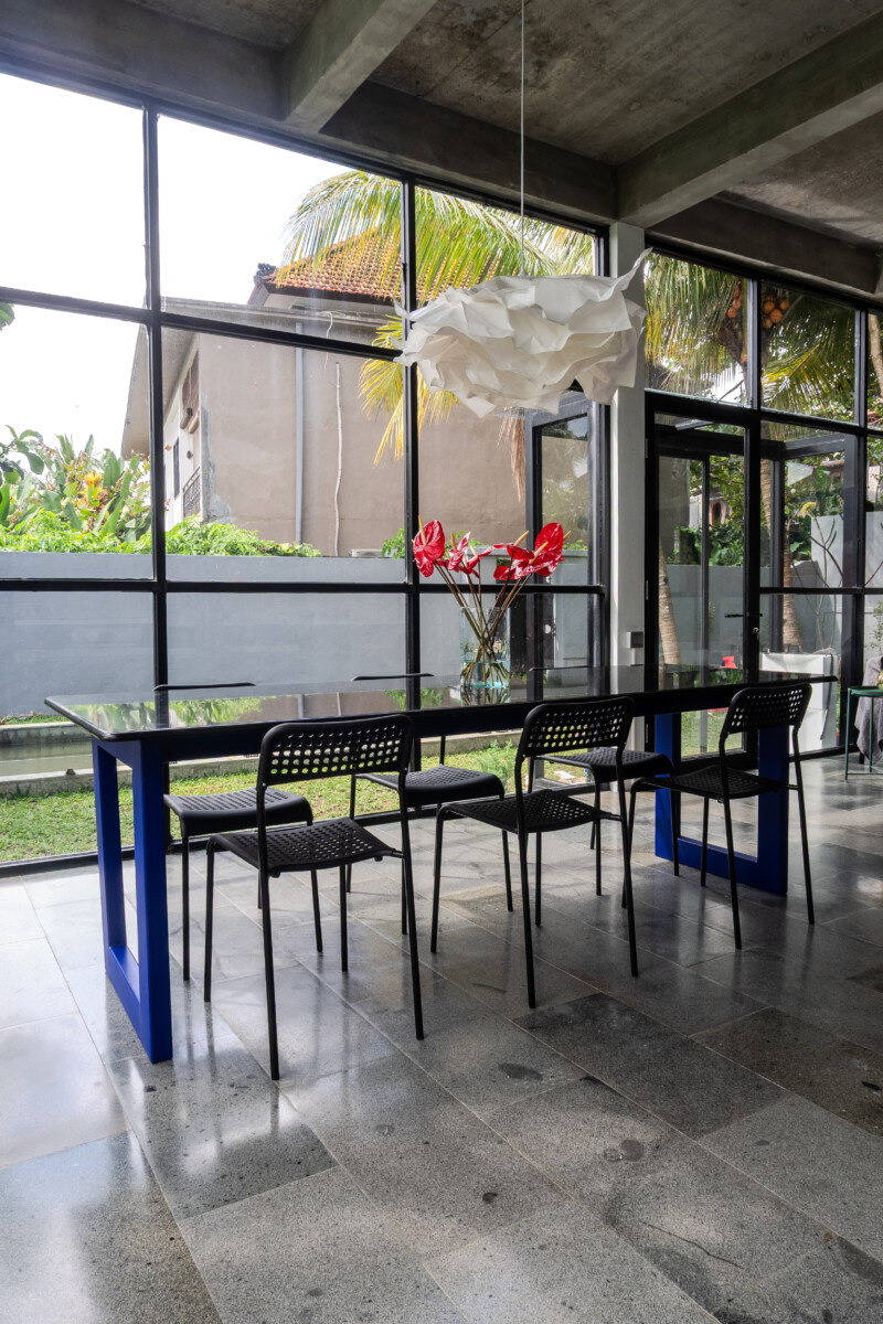 Modern Industrial 3-Bedroom Villa with Rice Field