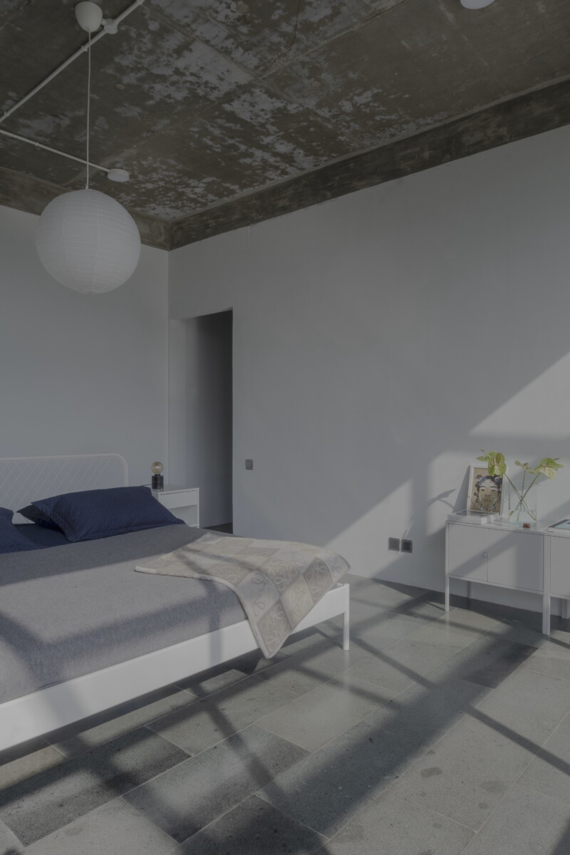 Modern Industrial 3-Bedroom Villa with Rice Field