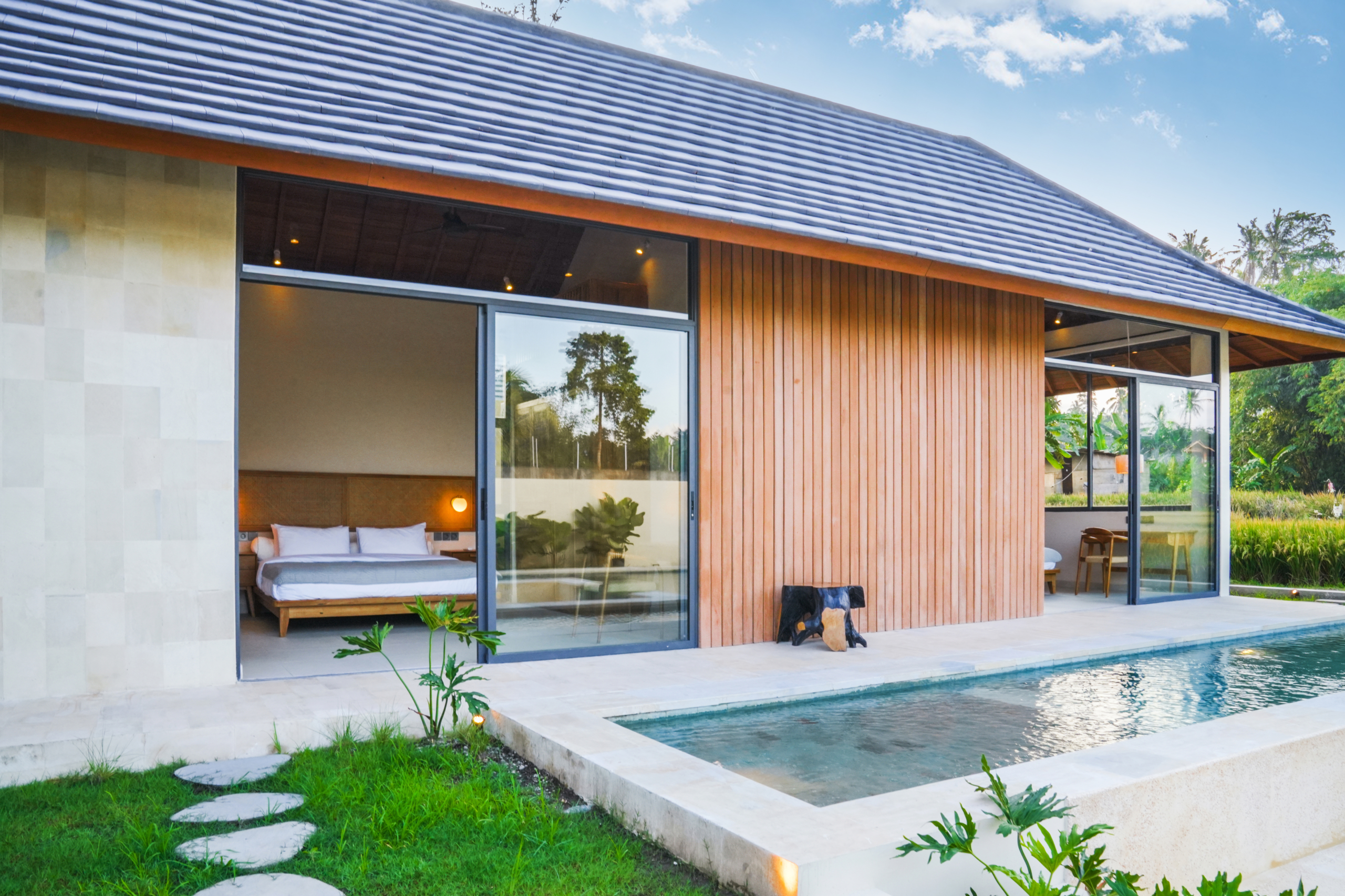 Tranquil Rice Field Villas in Pejeng