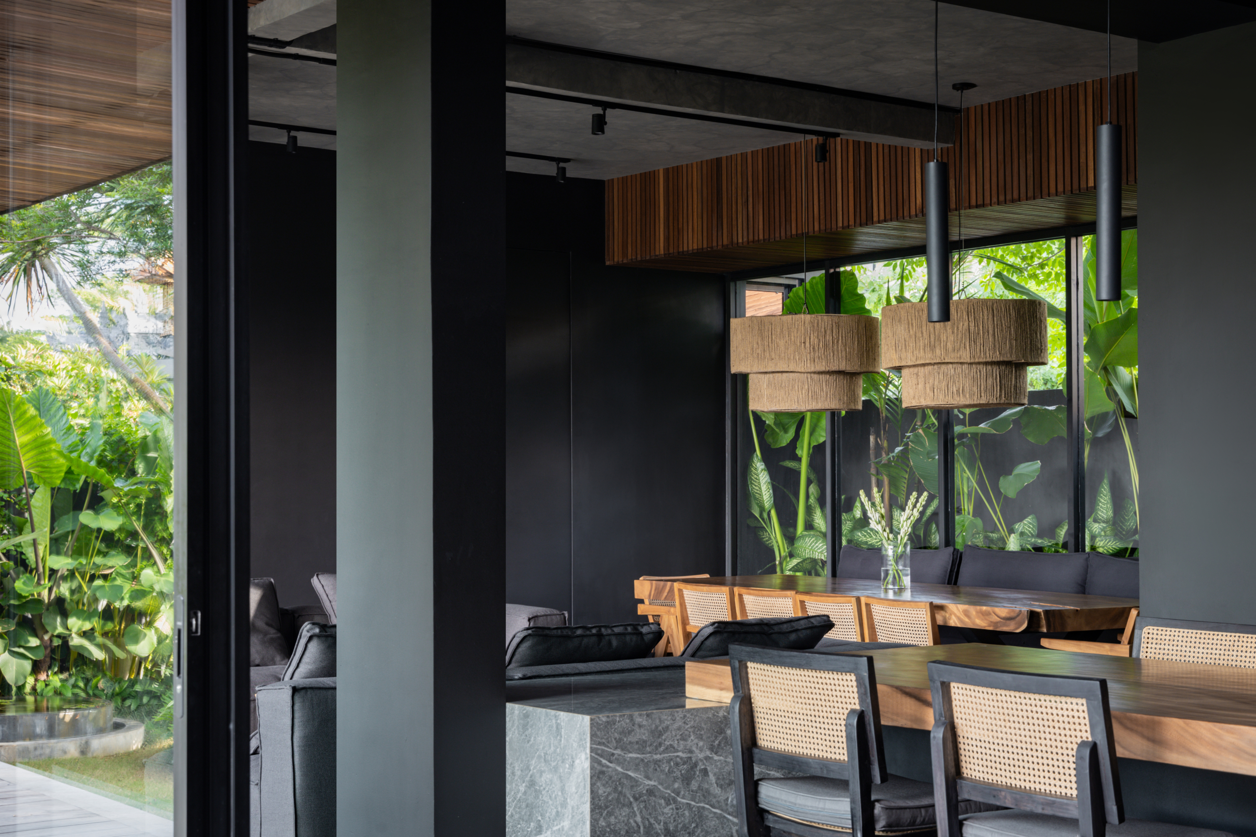 Luxury Modern Villa with Rice Views