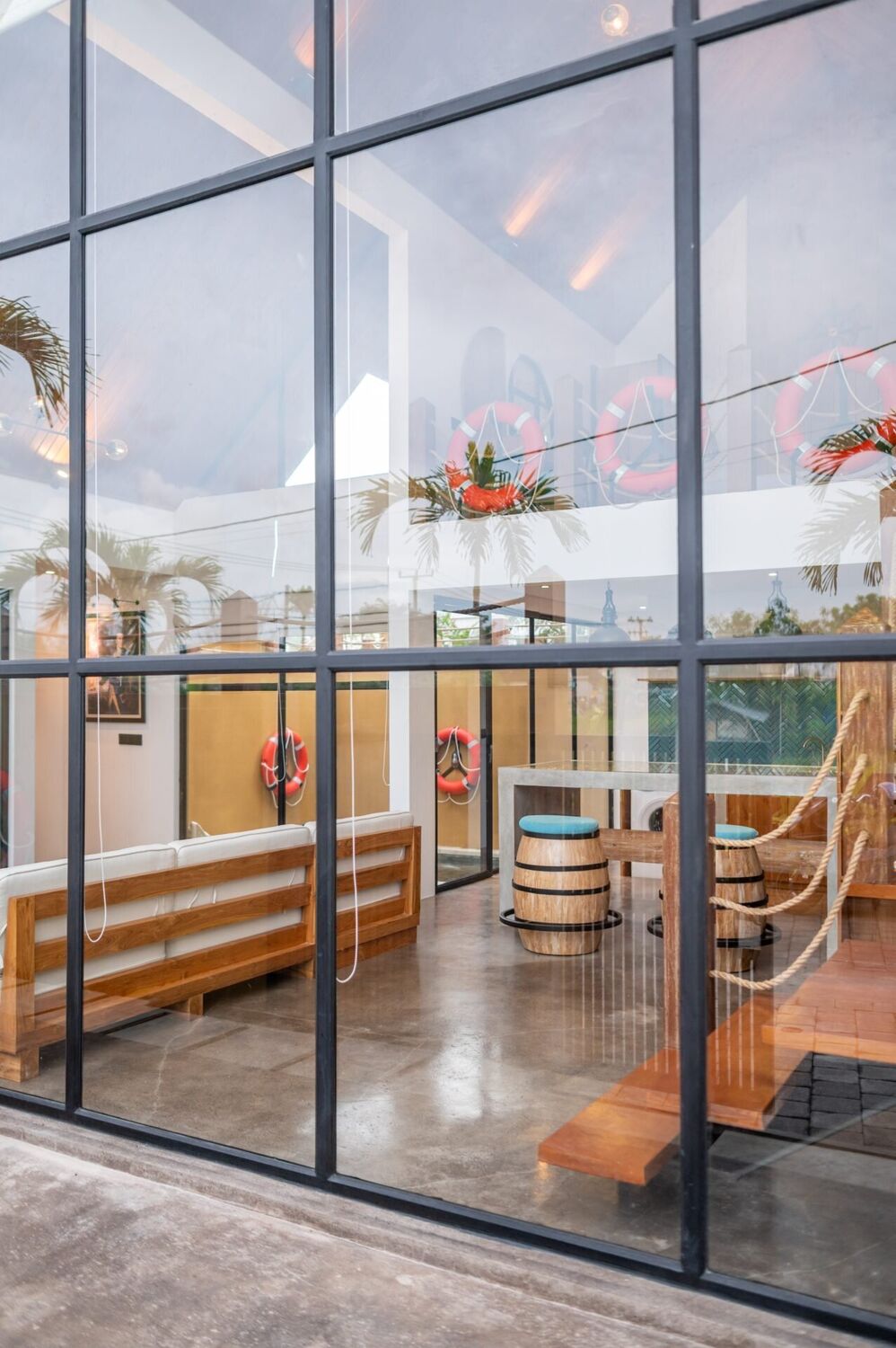 Nautical-Inspired 1-Bedroom Loft Villa with Rice Field Views 