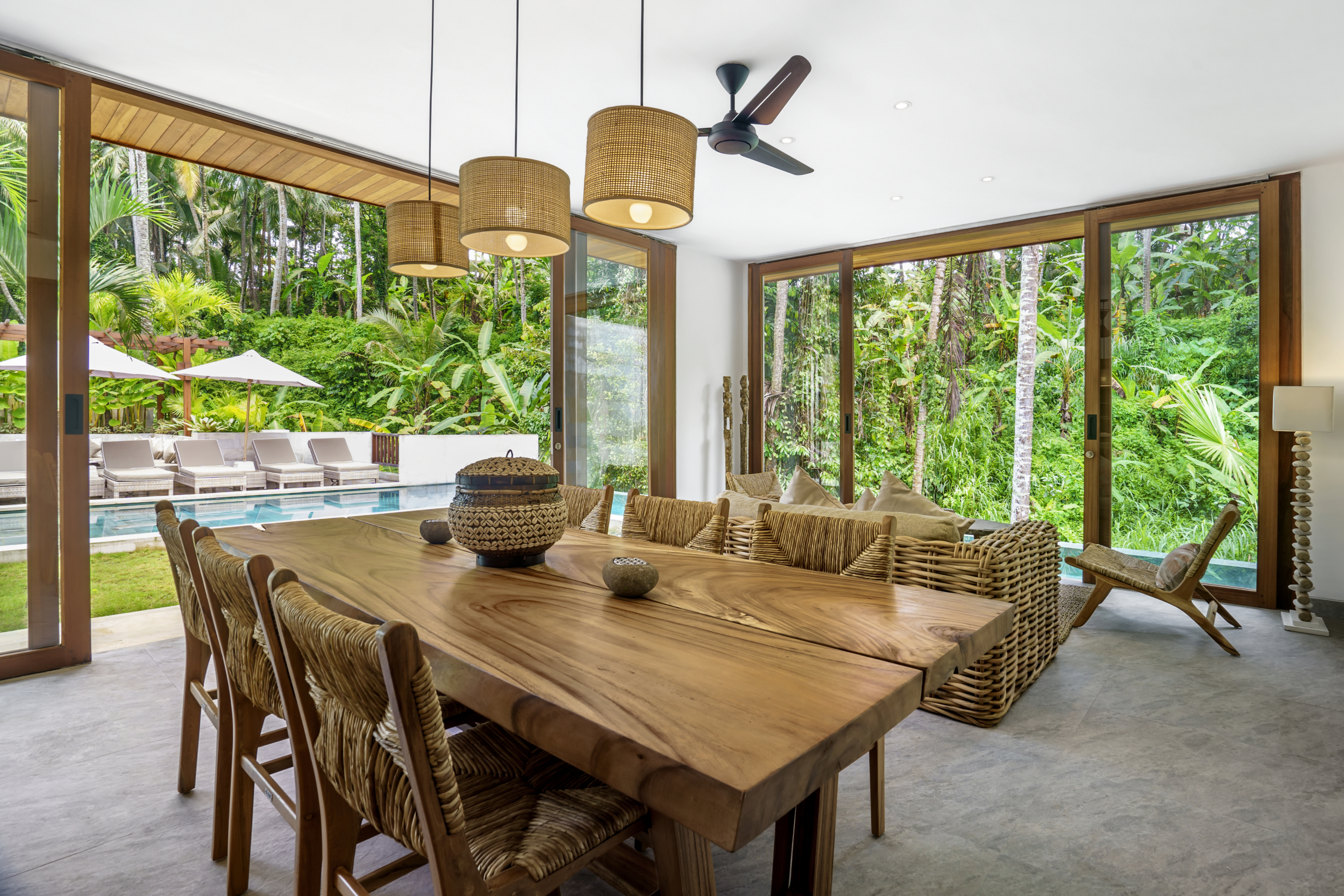 Serene 3-Bedroom Jungle Villa