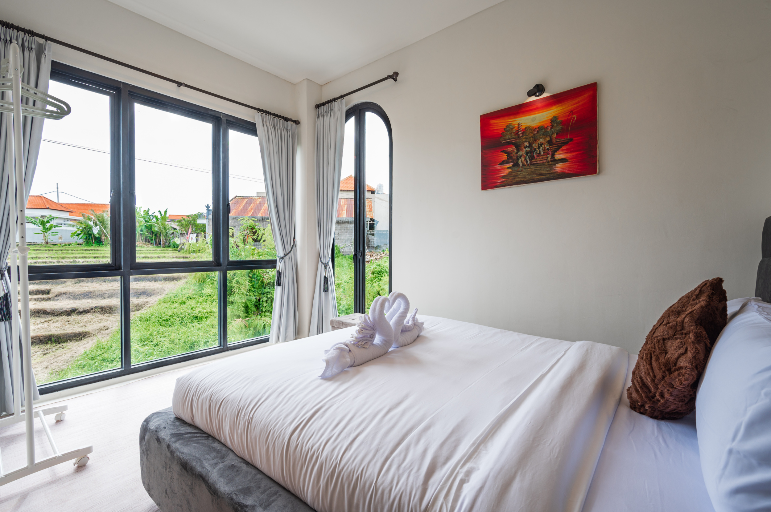 2 Modern 2-Bedroom Villas with Rice Views