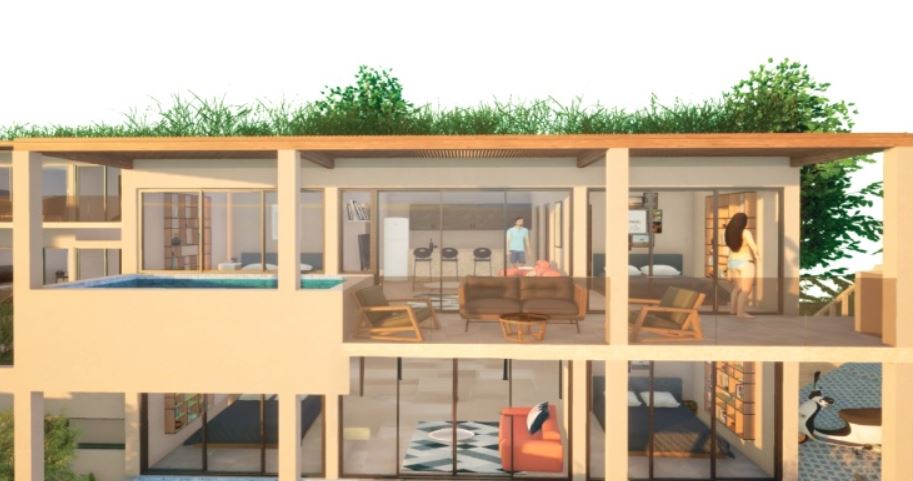 New Sea View Pool Apartment - 2 Bedrooms in Lamai