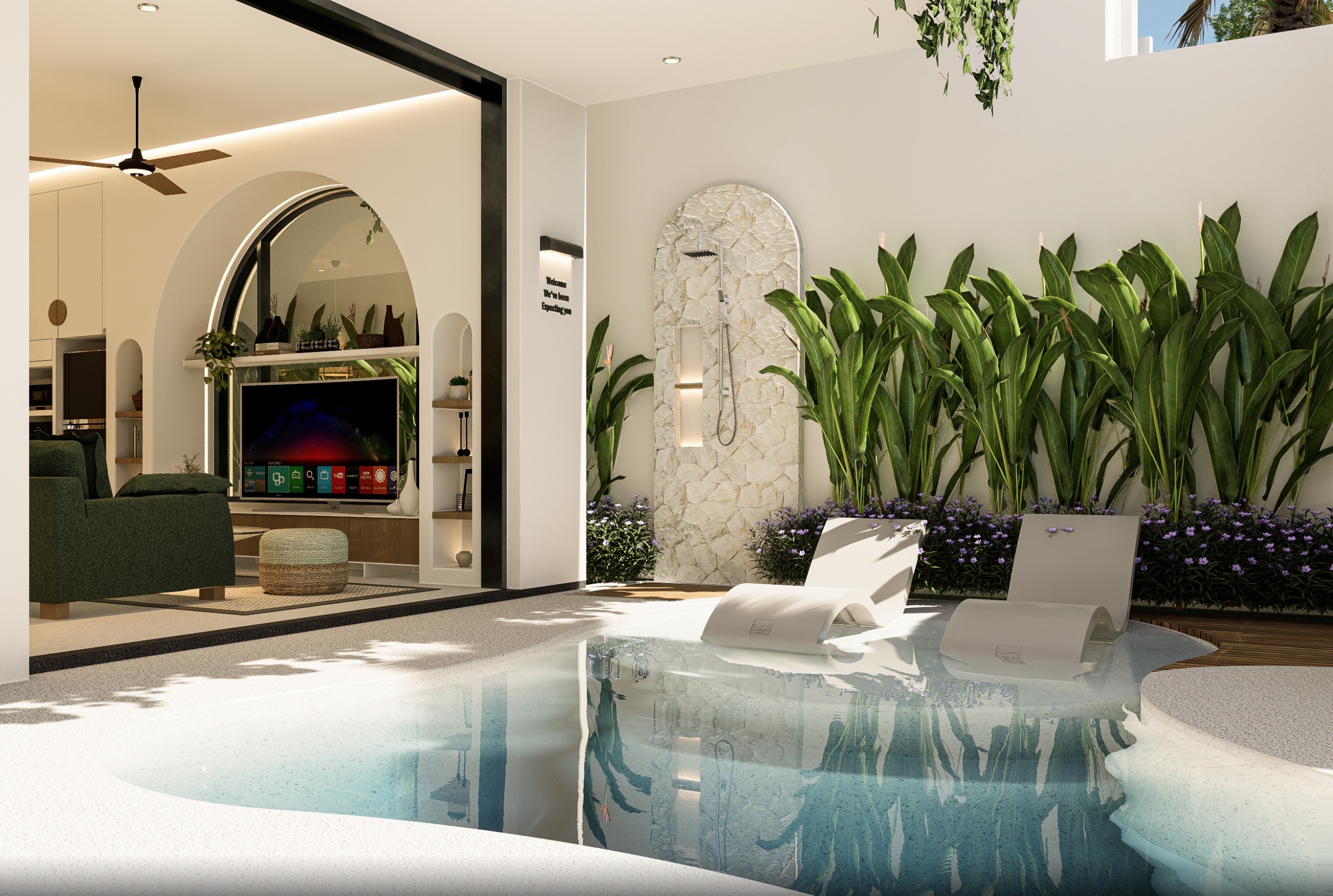 Elegant Mediterranean-Inspired Villa Complex