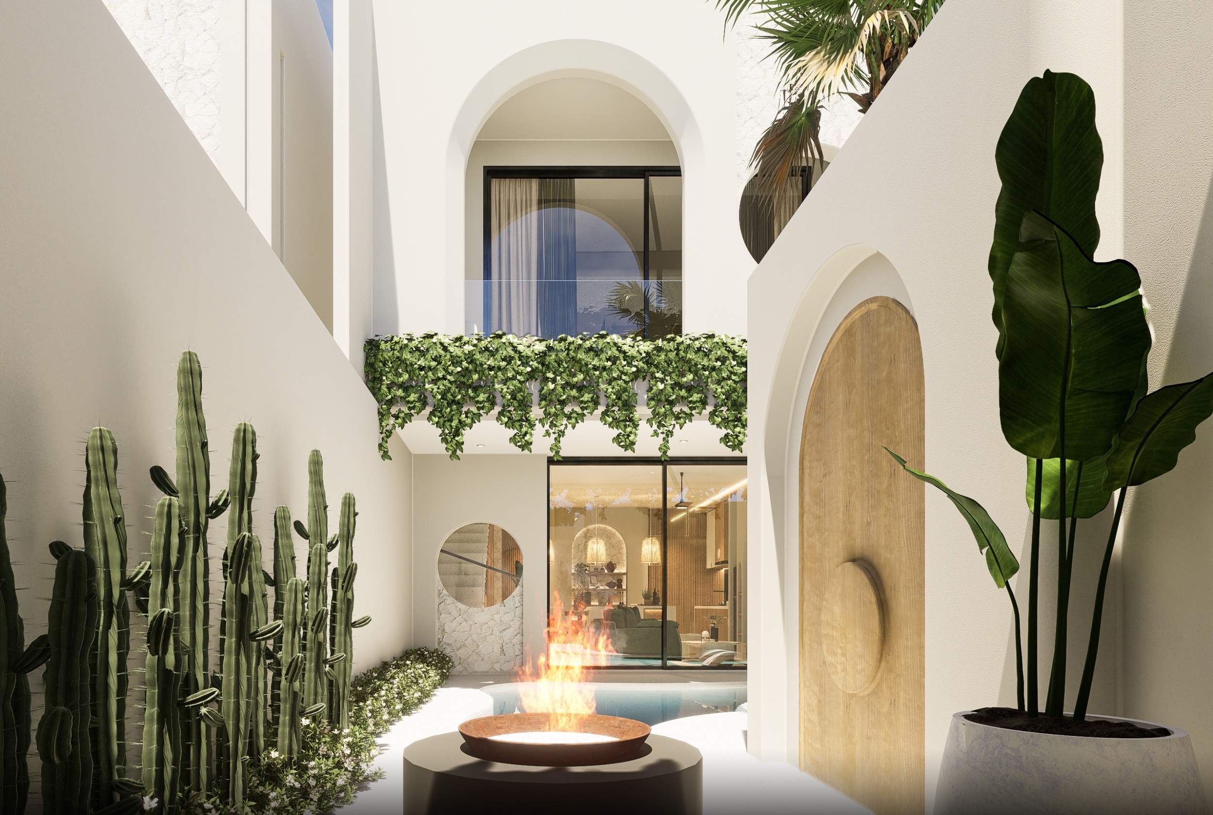 Elegant Mediterranean-Inspired Villa Complex