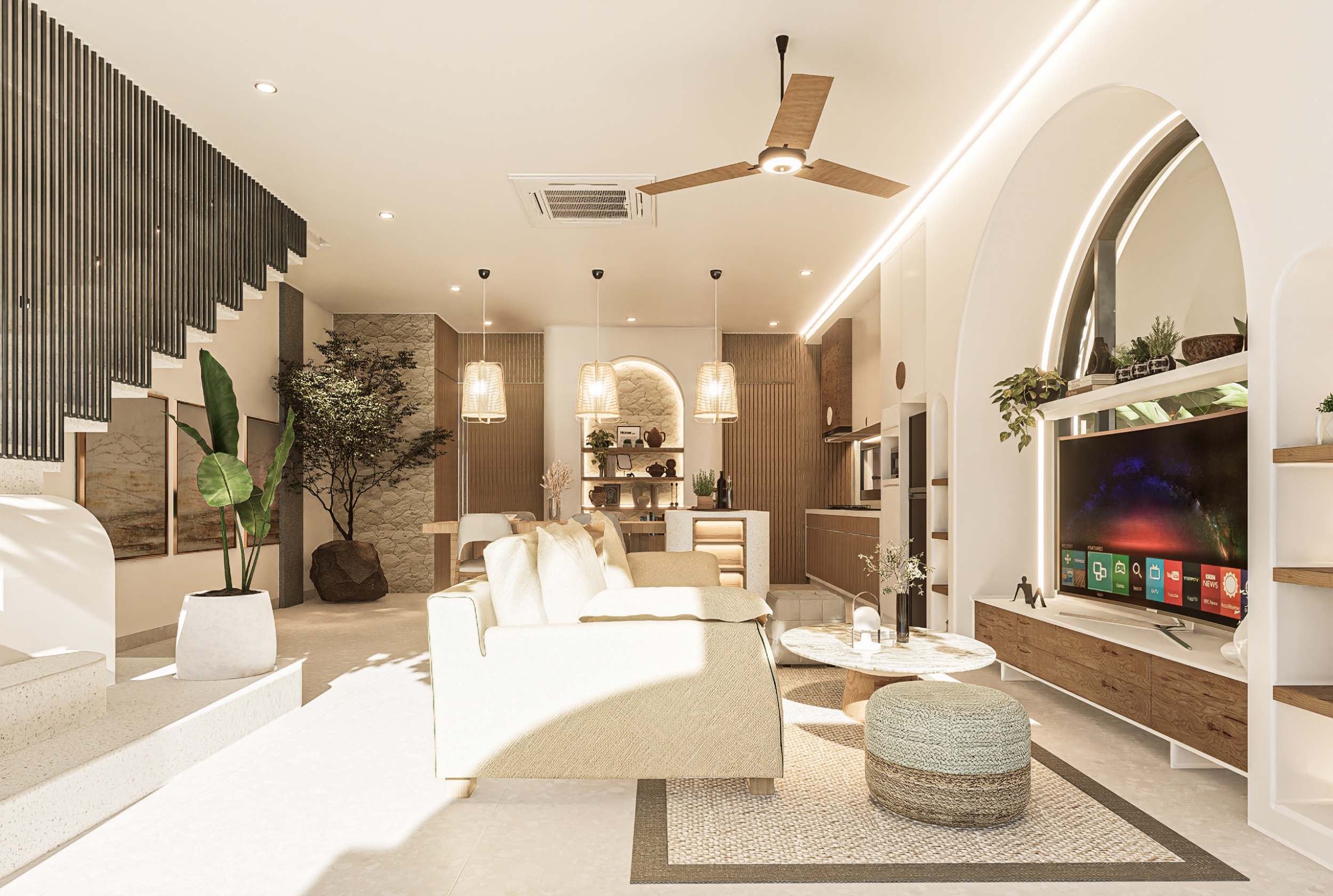 Elegant Mediterranean-Inspired Villa Complex