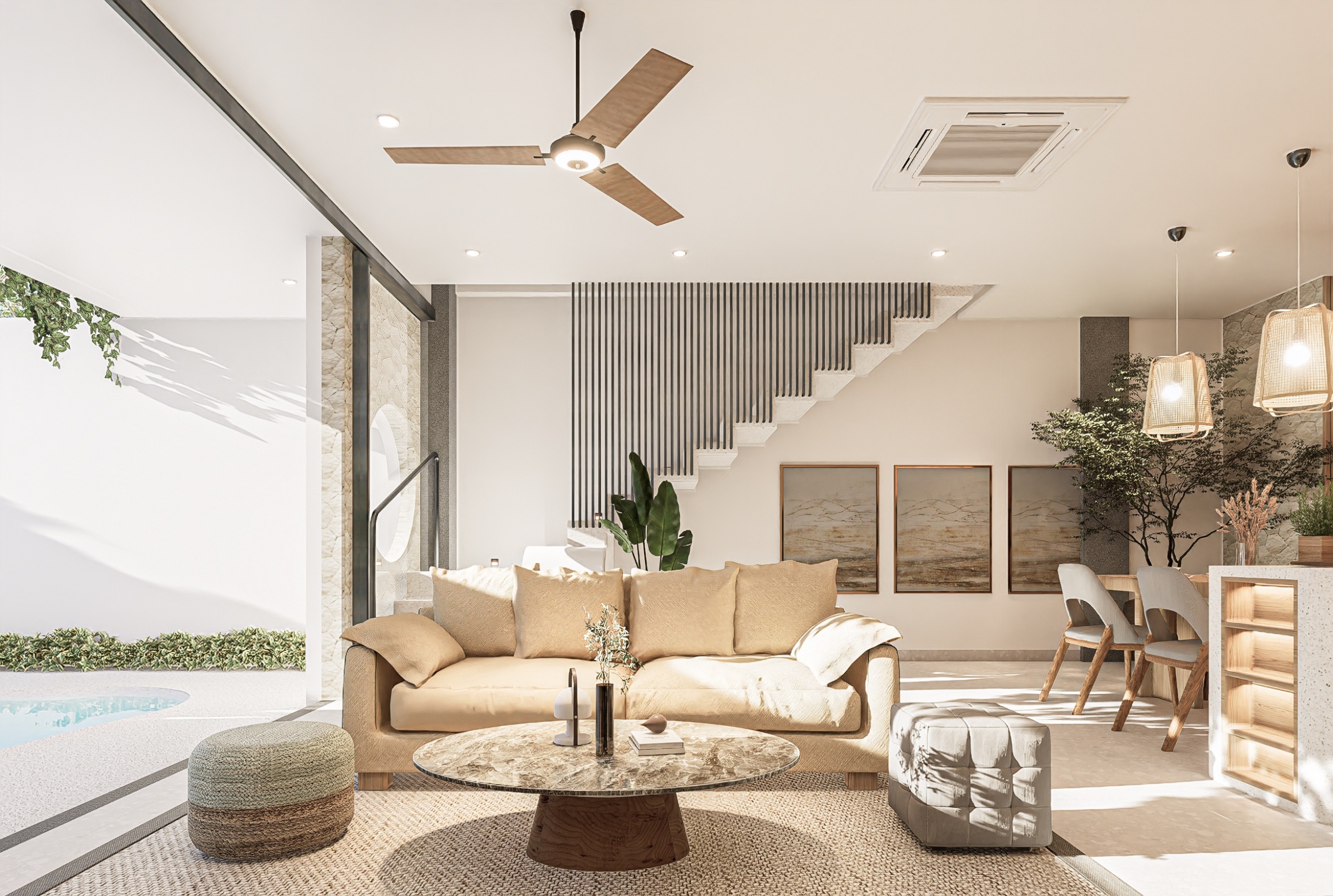 Elegant Mediterranean-Inspired Villa Complex