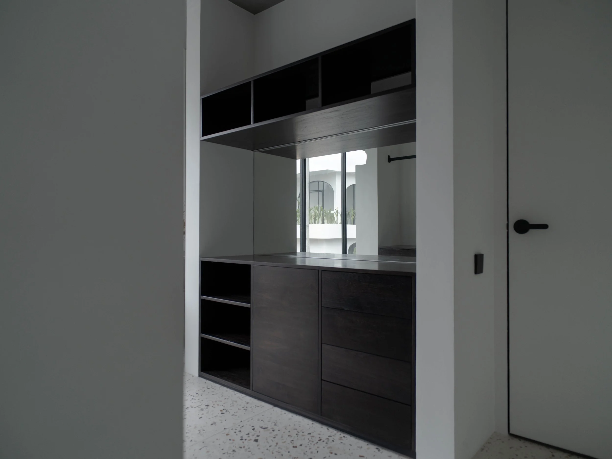 Monochrome Geometry 2 BR Villa in Pererenan