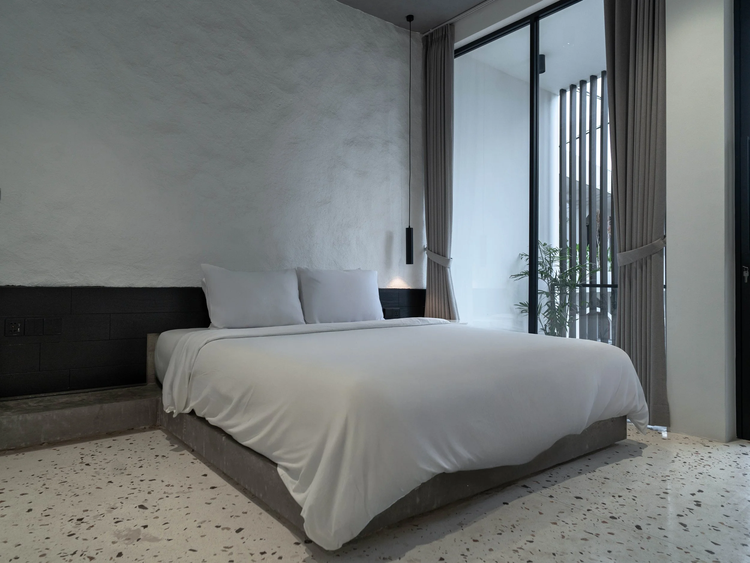 Monochrome Geometry 2 BR Villa in Pererenan