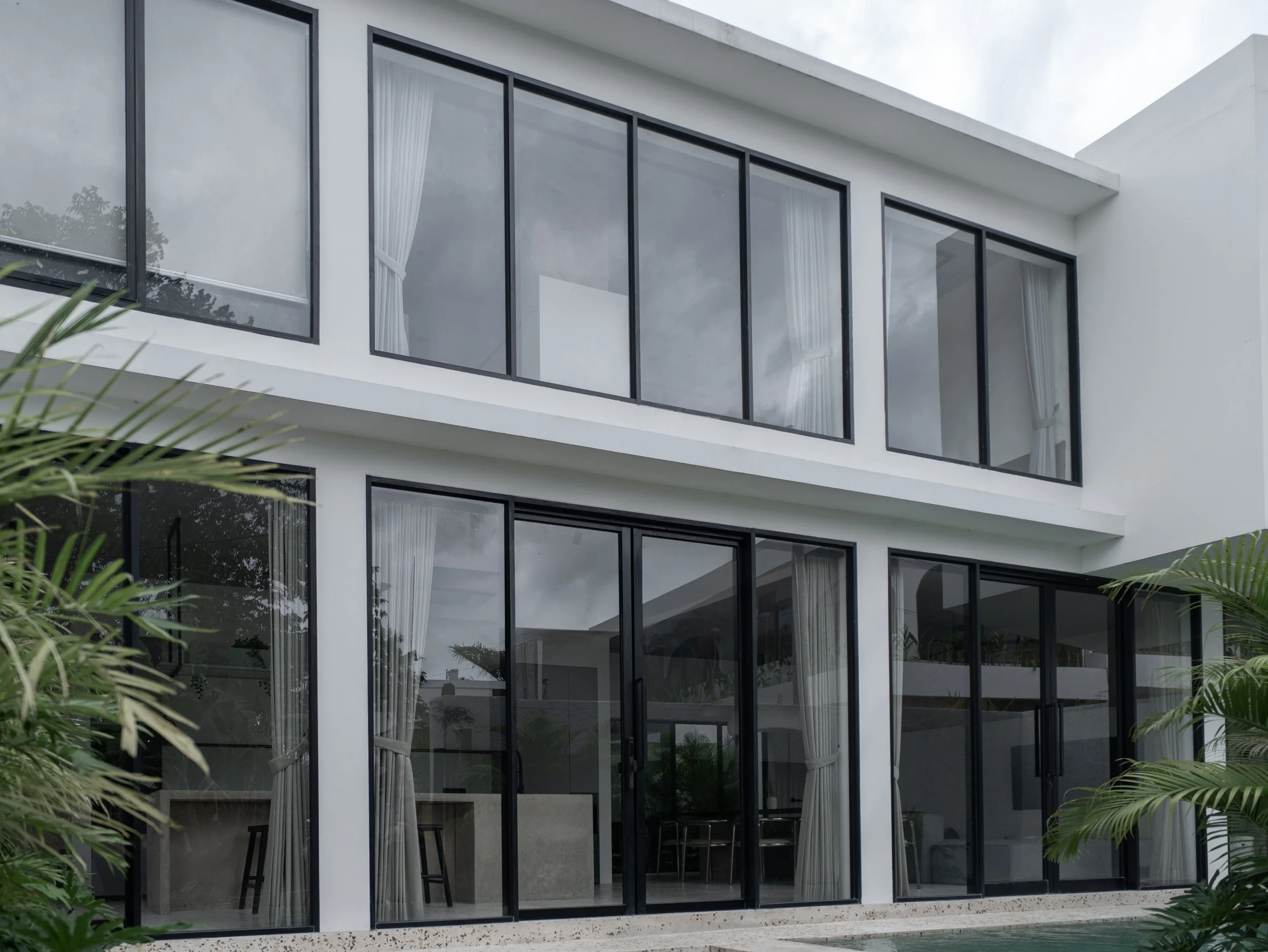 Monochrome Geometry 2 BR Villa in Pererenan