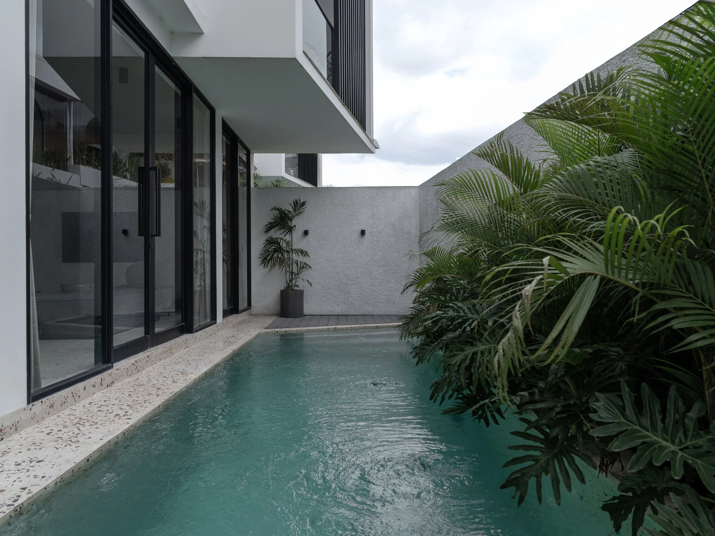 Monochrome Geometry 2 BR Villa in Pererenan